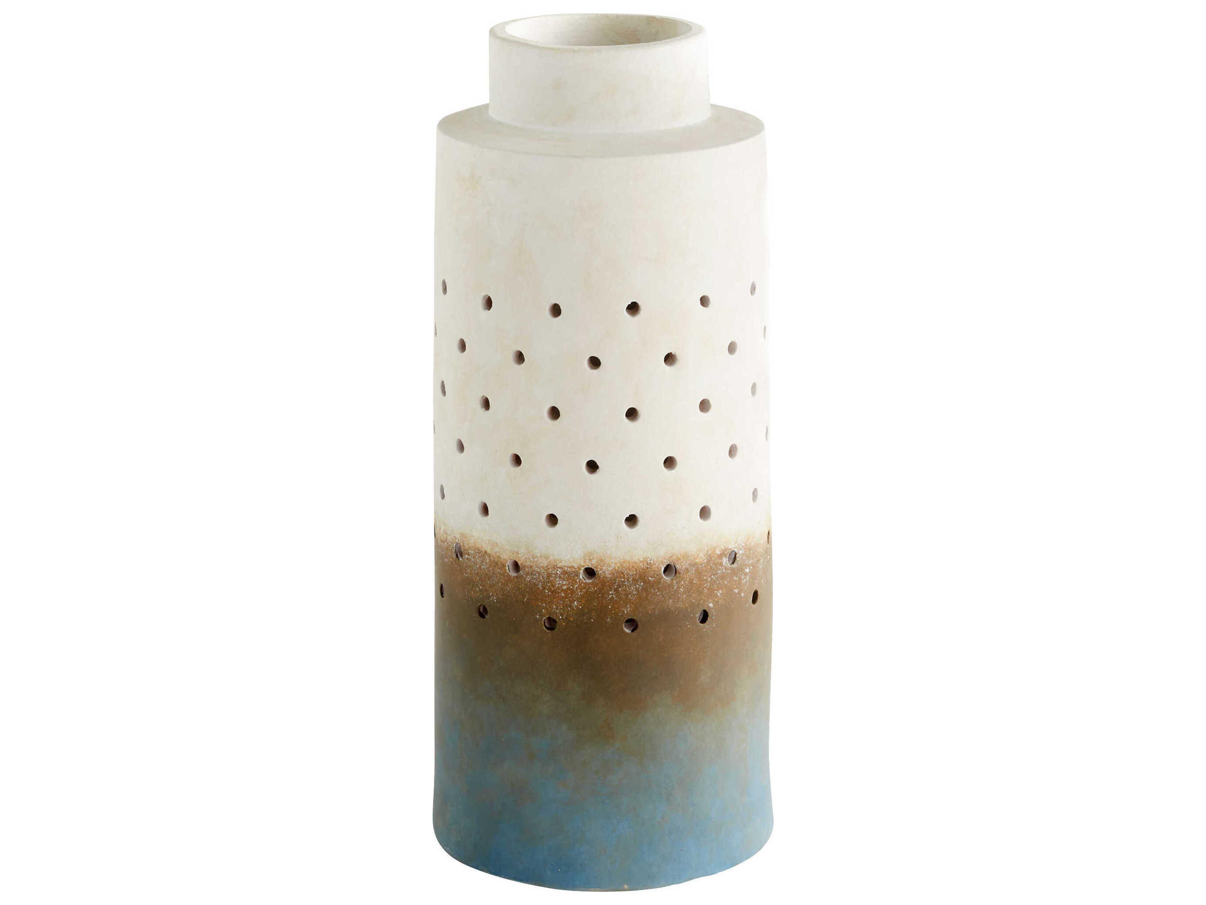 Grey Navy Ombre Paralos Vase