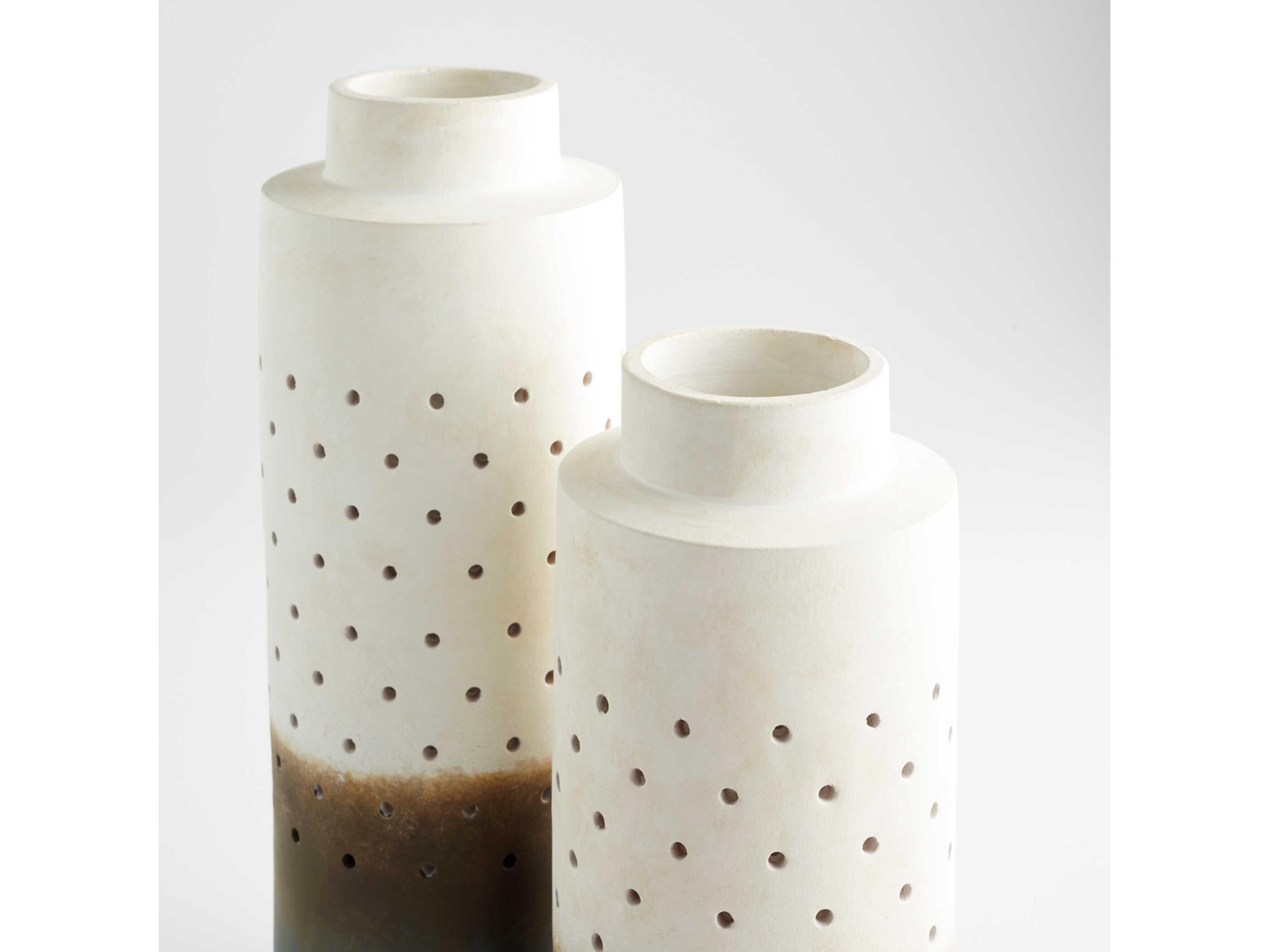 Cyan Design Grey Navy Ombre Paralos Vase