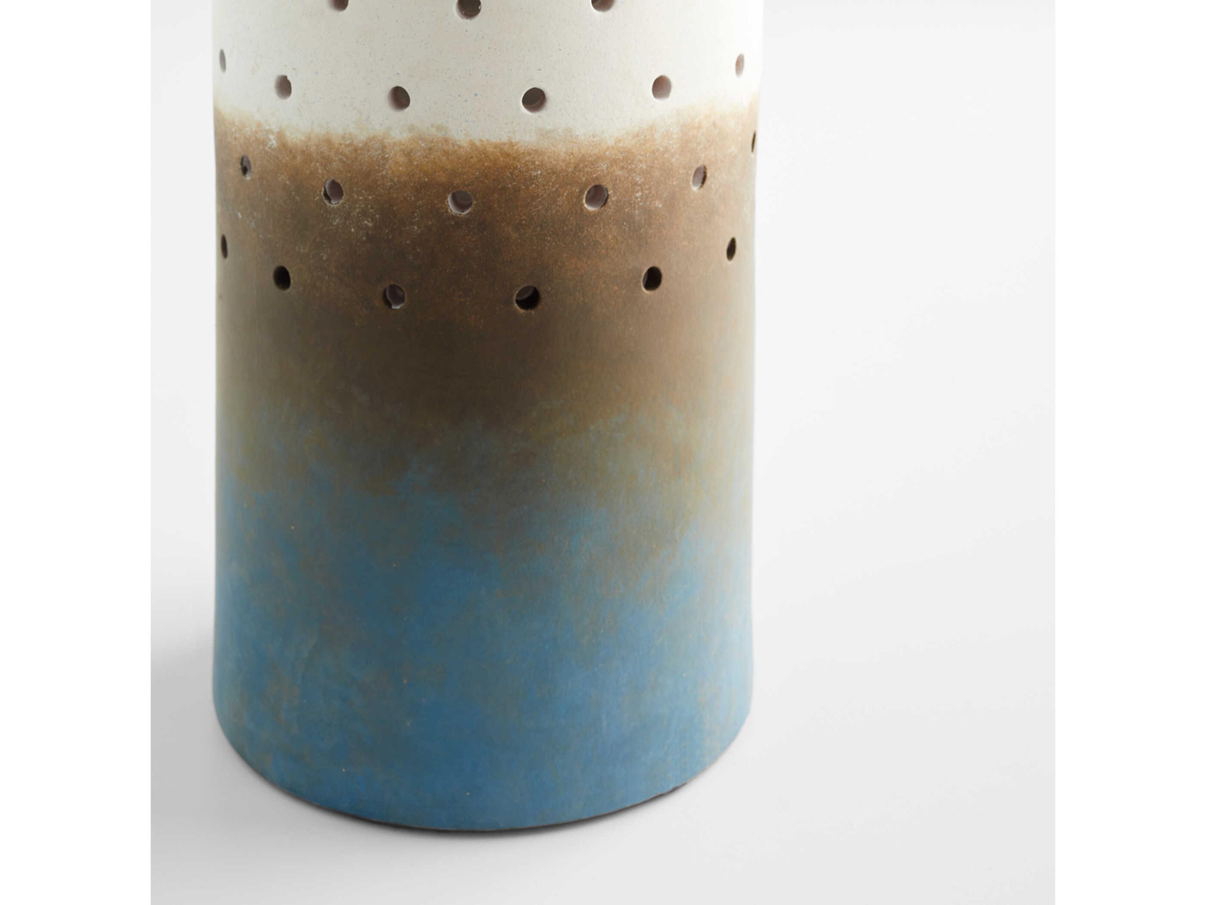 Cyan Design Grey Navy Ombre Paralos Vase
