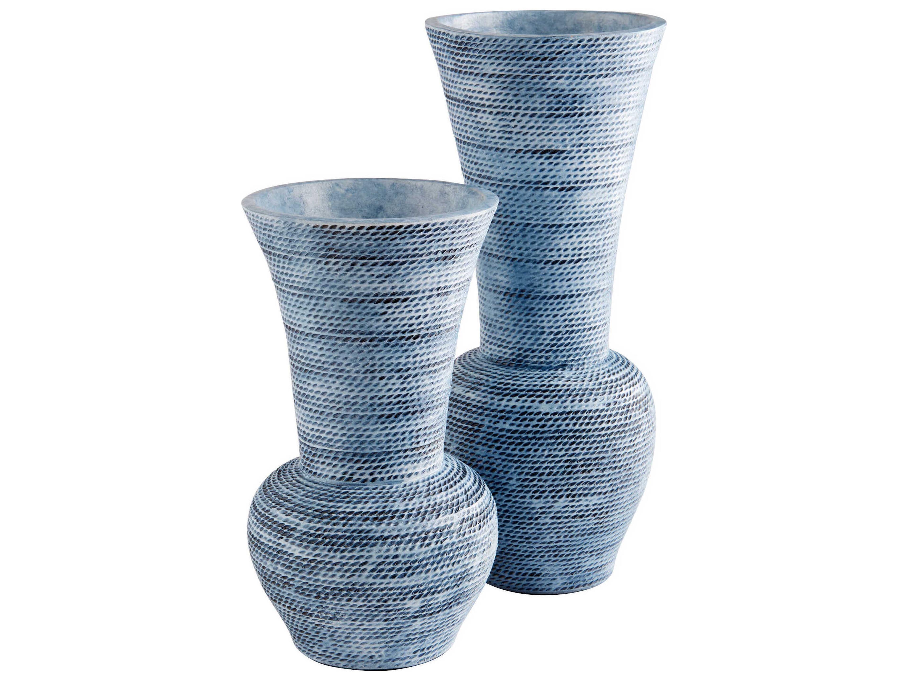 Cyan Design Blue Ombre Hopewell Vase