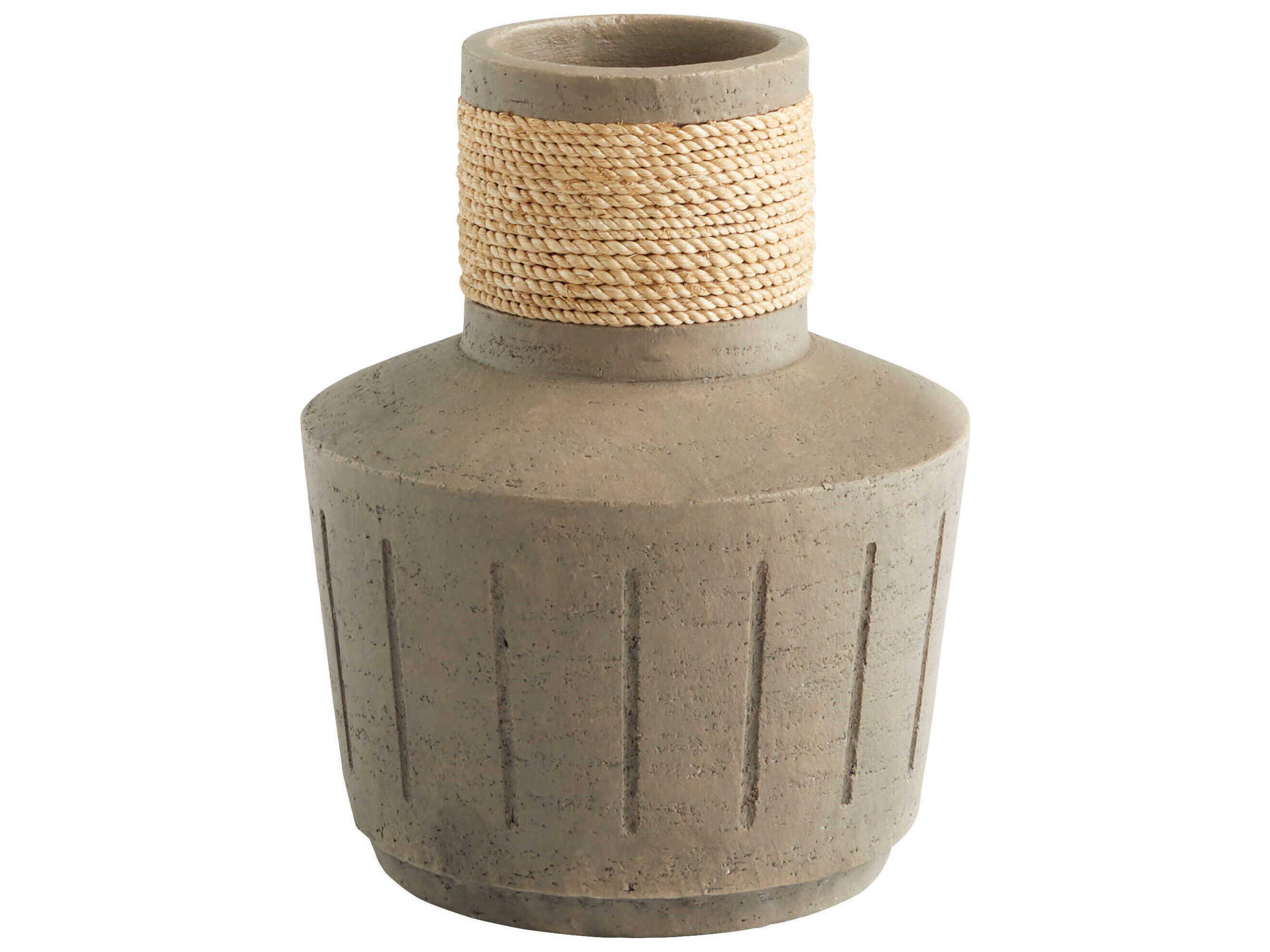 Matt Grey Hydria Vase