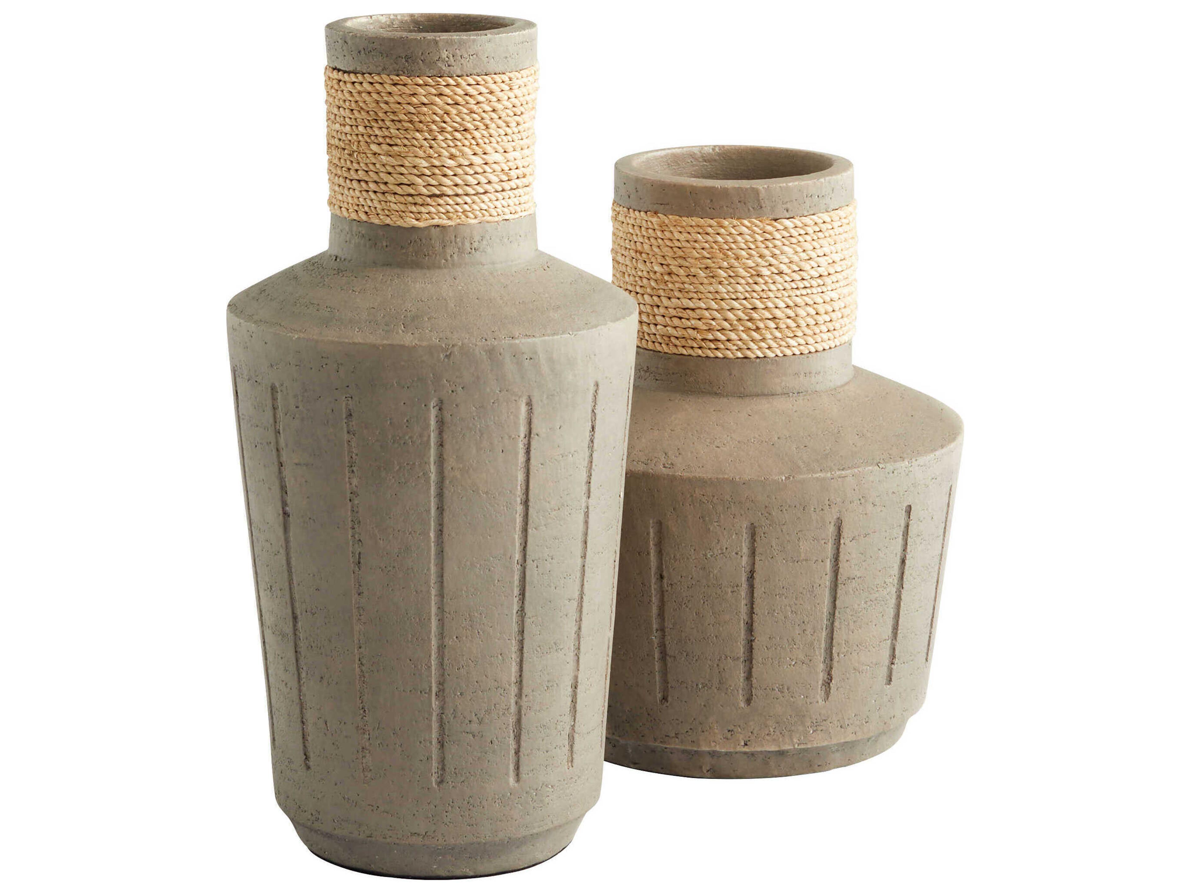 Cyan Design Matt Grey Hydria Vase