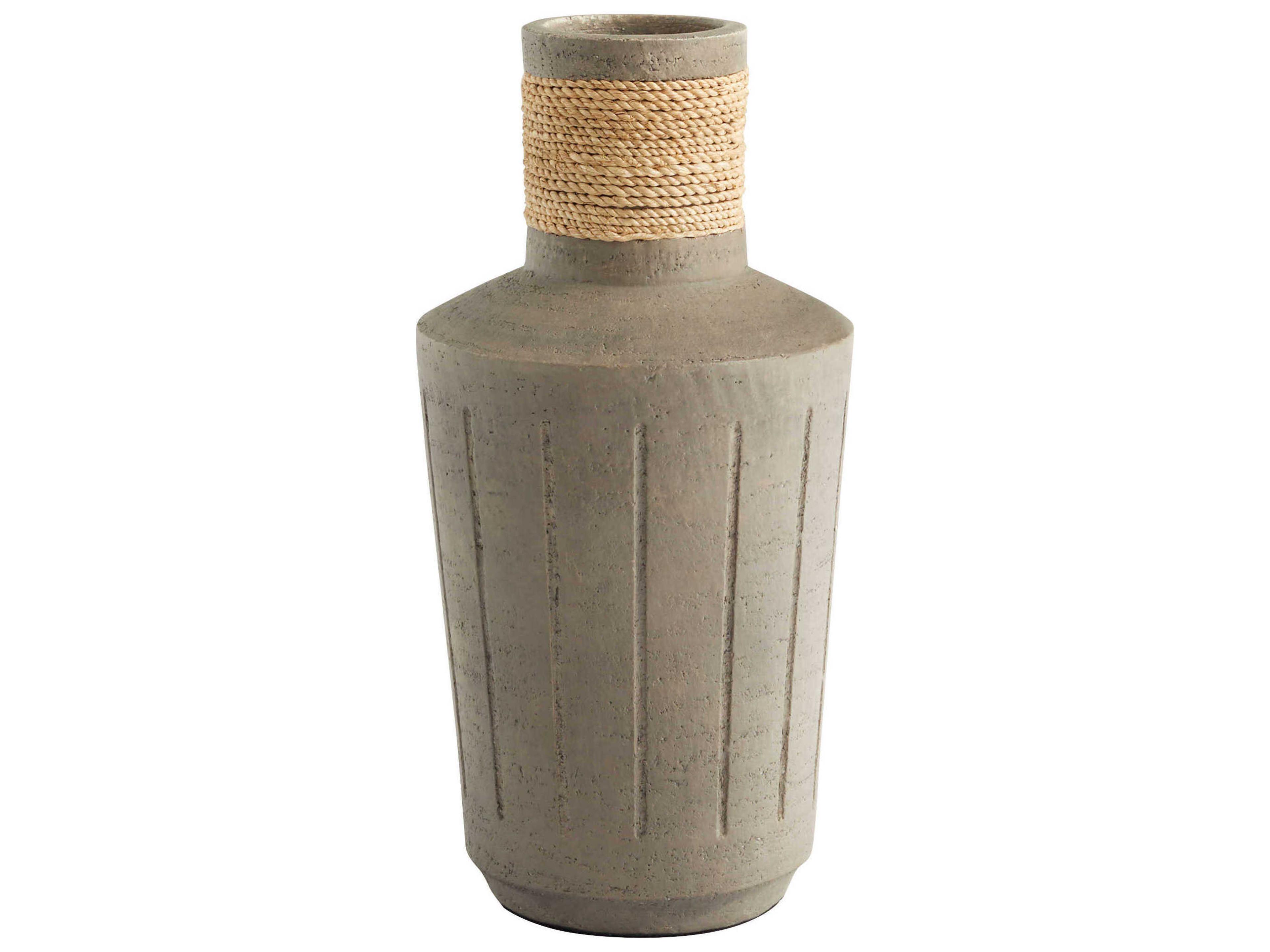 Matt Grey Hydria Vase