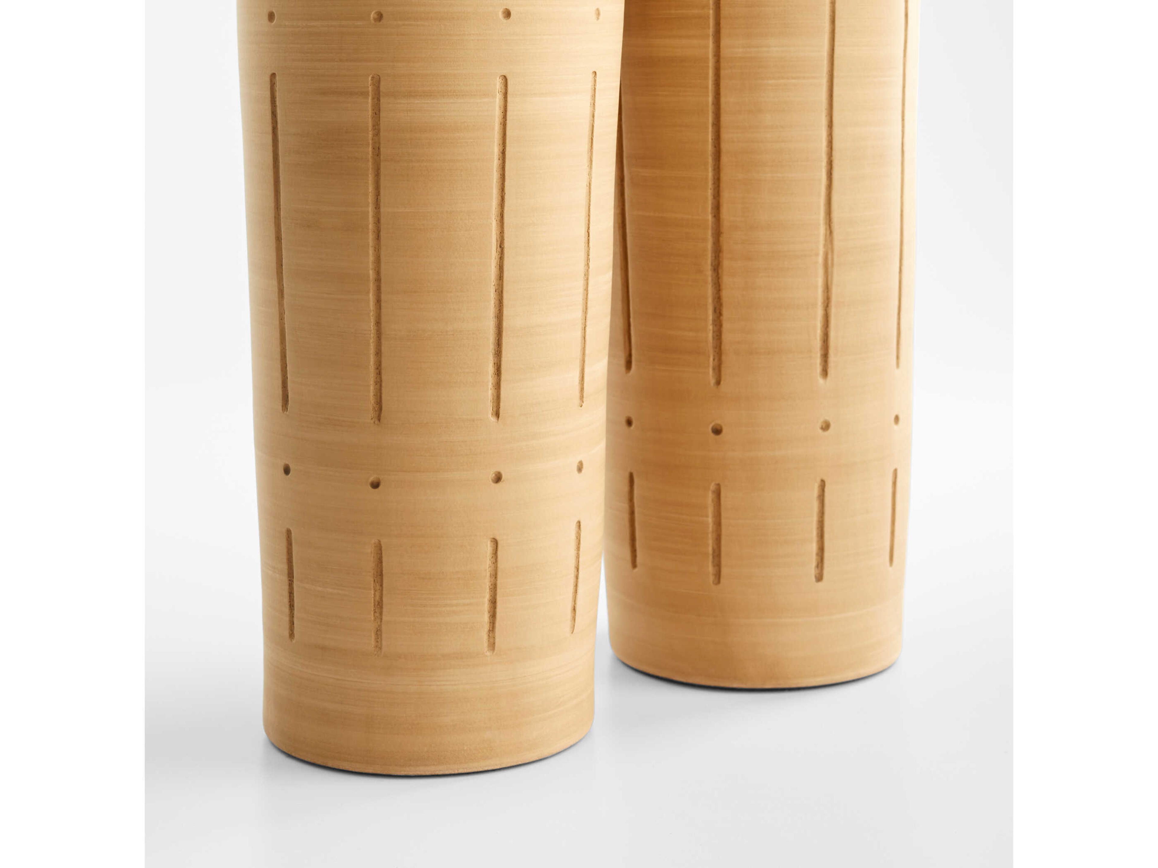 Cyan Design Matte Taupe Grey Madeira Vase