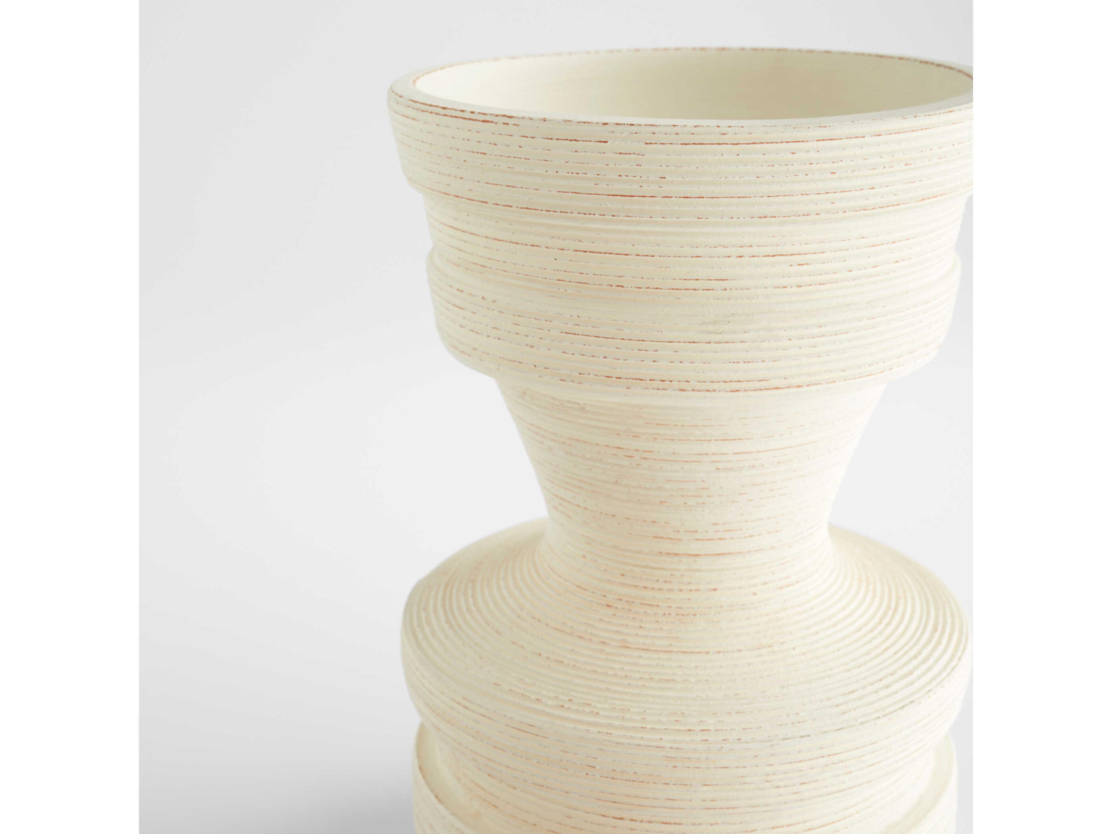 Cyan Design Latte White Taras Vase