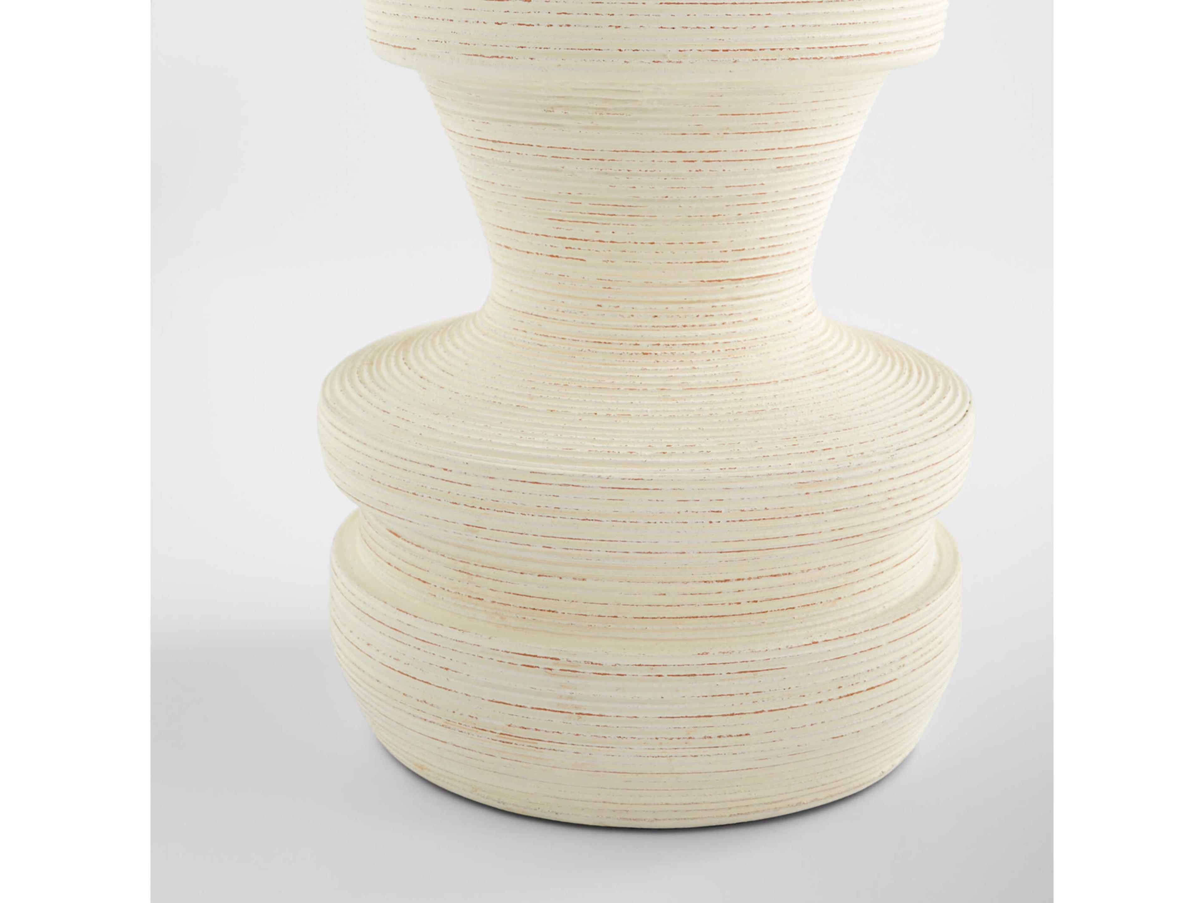 Cyan Design Latte White Taras Vase