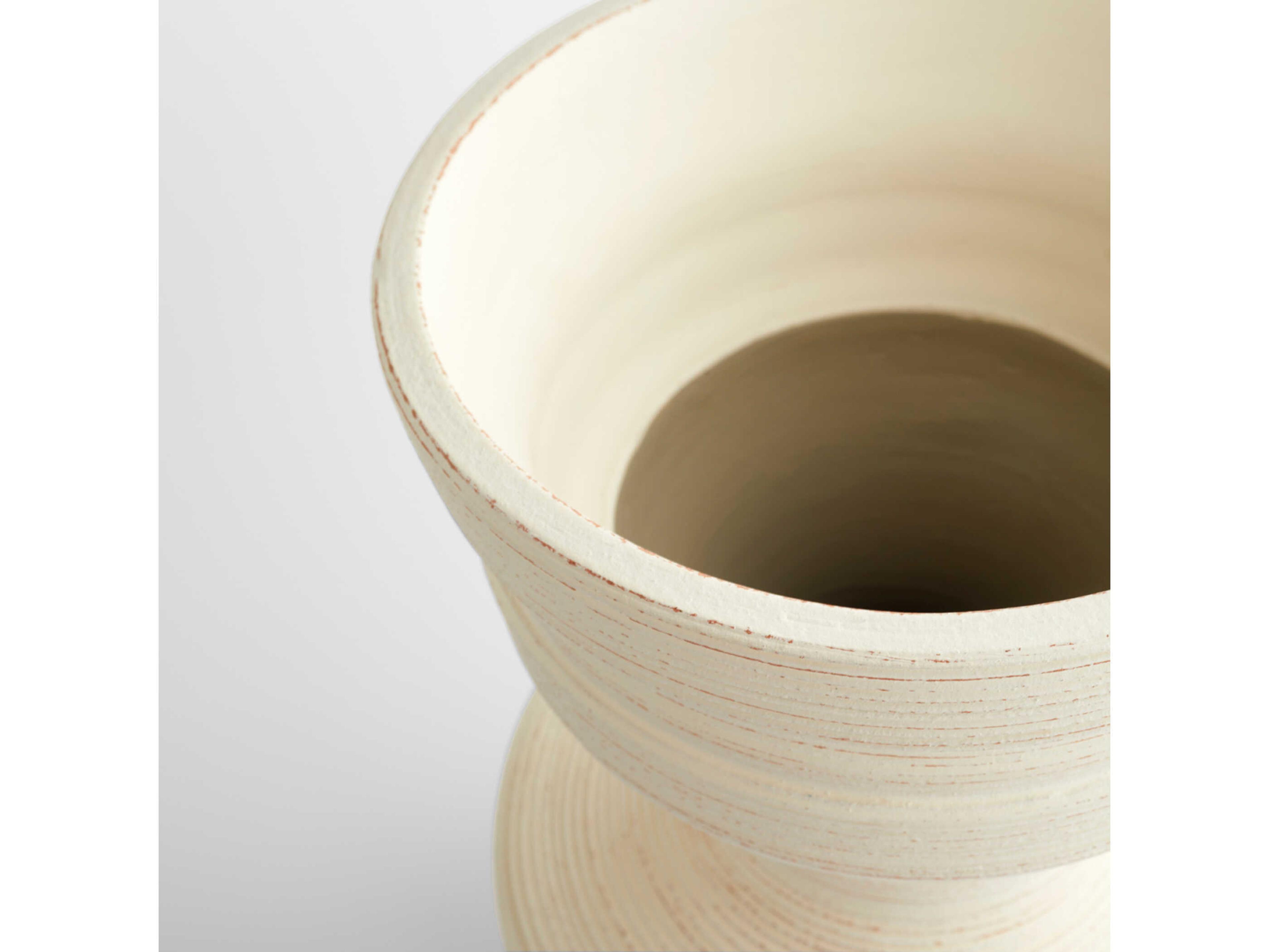 Cyan Design Latte White Taras Vase