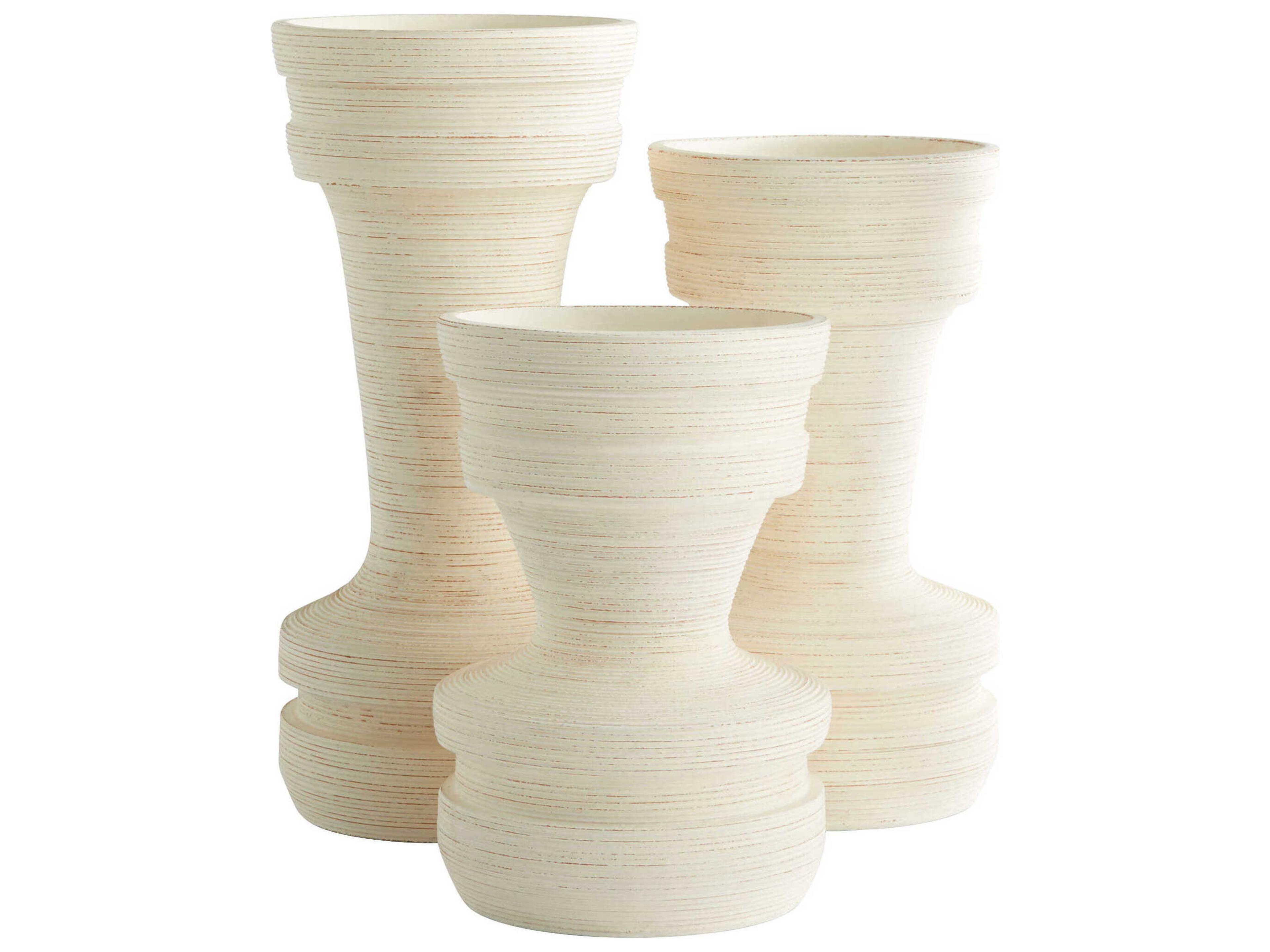 Cyan Design Latte White Taras Vase