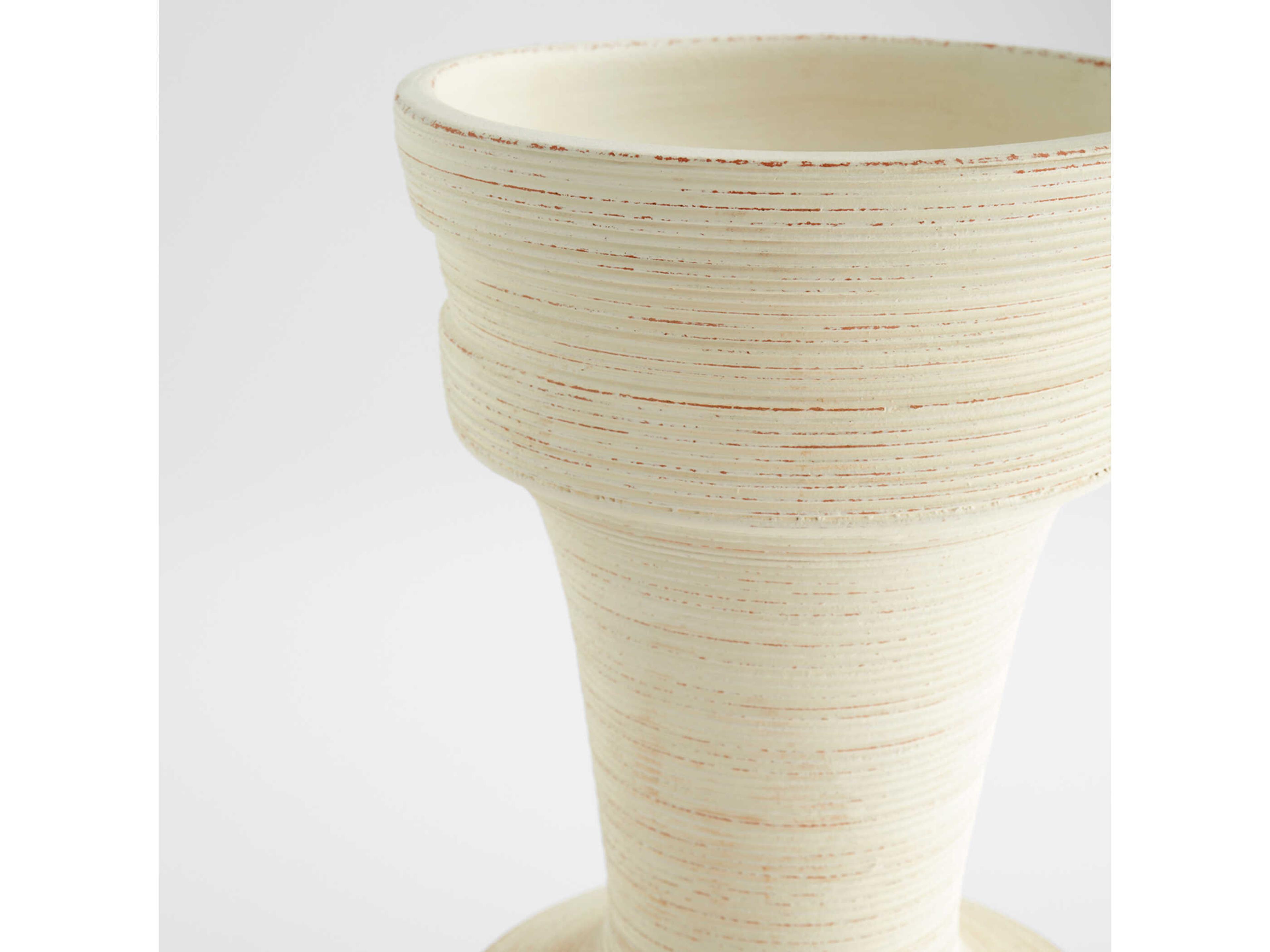 Cyan Design Latte White Taras Vase