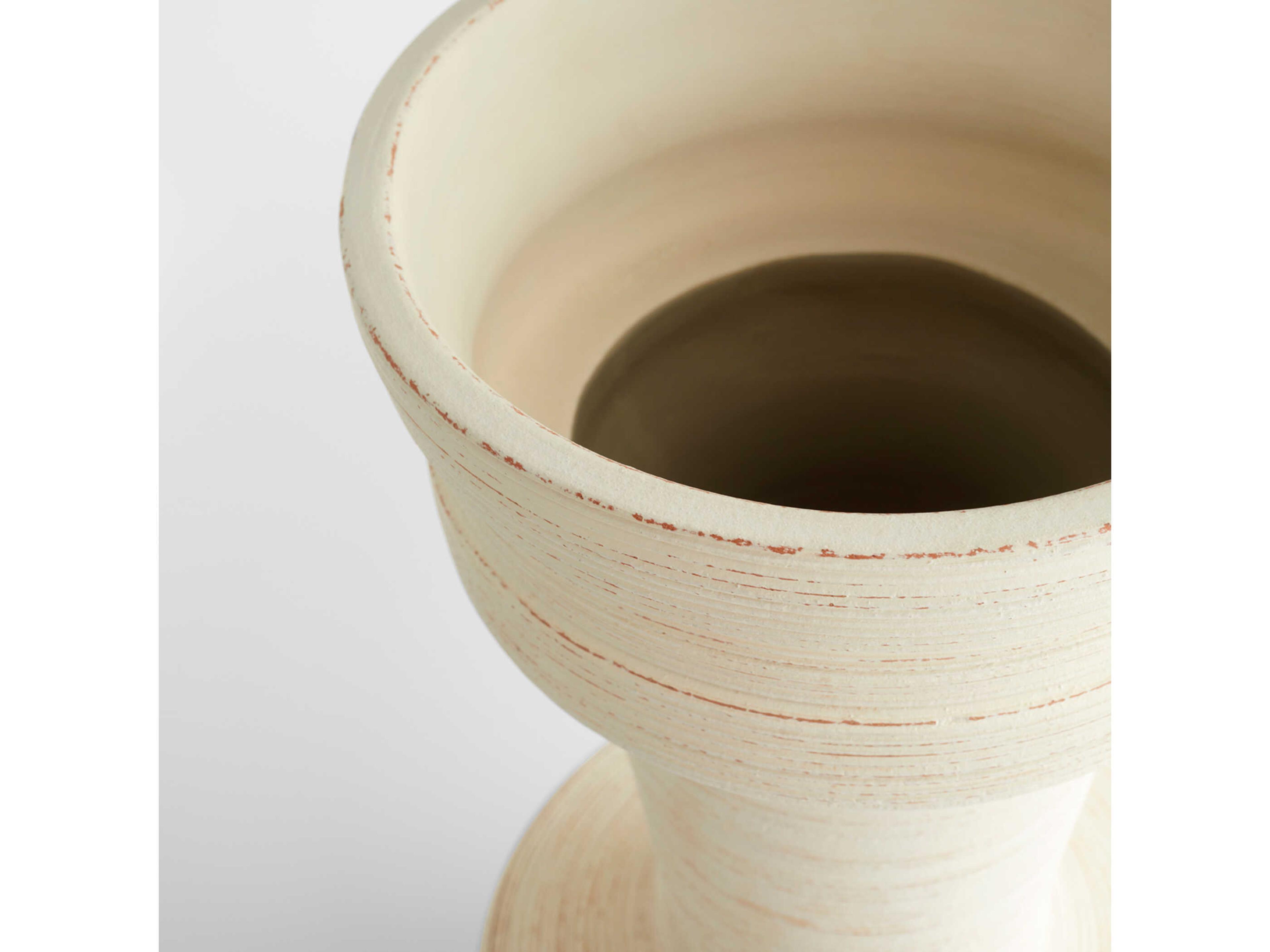 Cyan Design Latte White Taras Vase