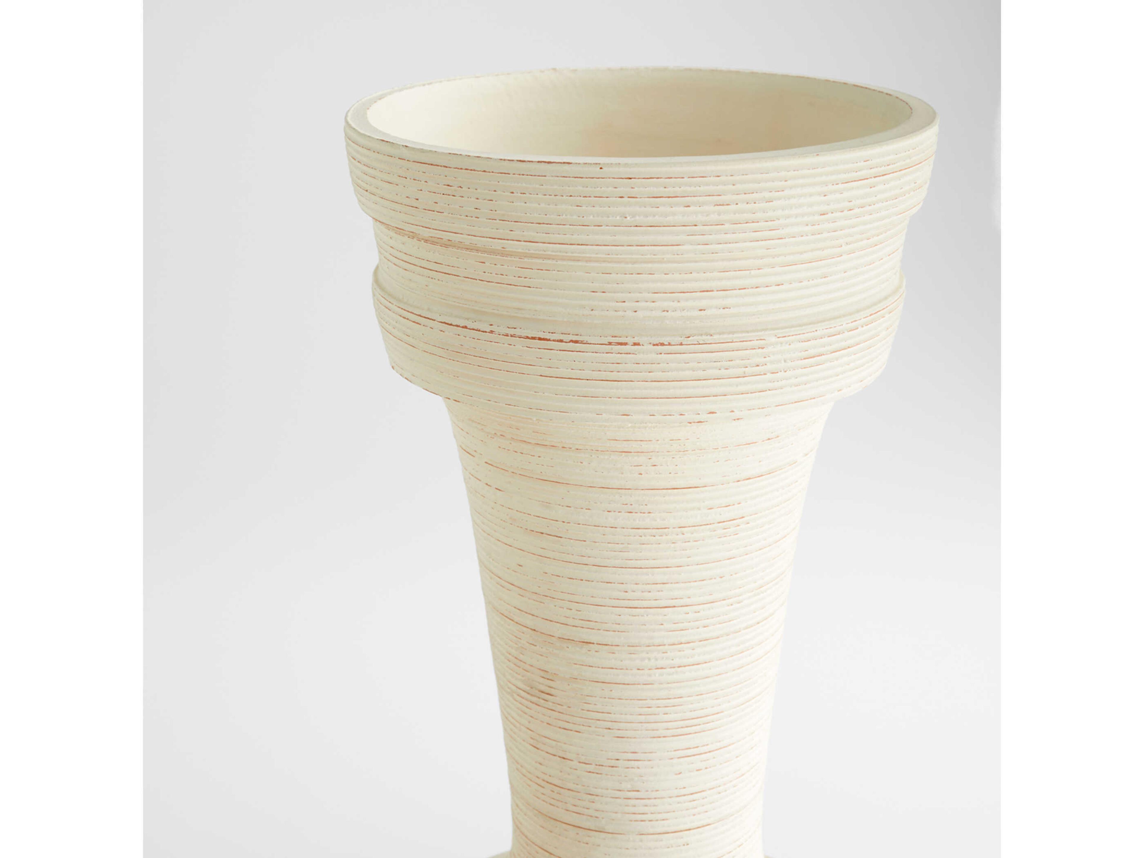 Cyan Design Latte White Taras Vase