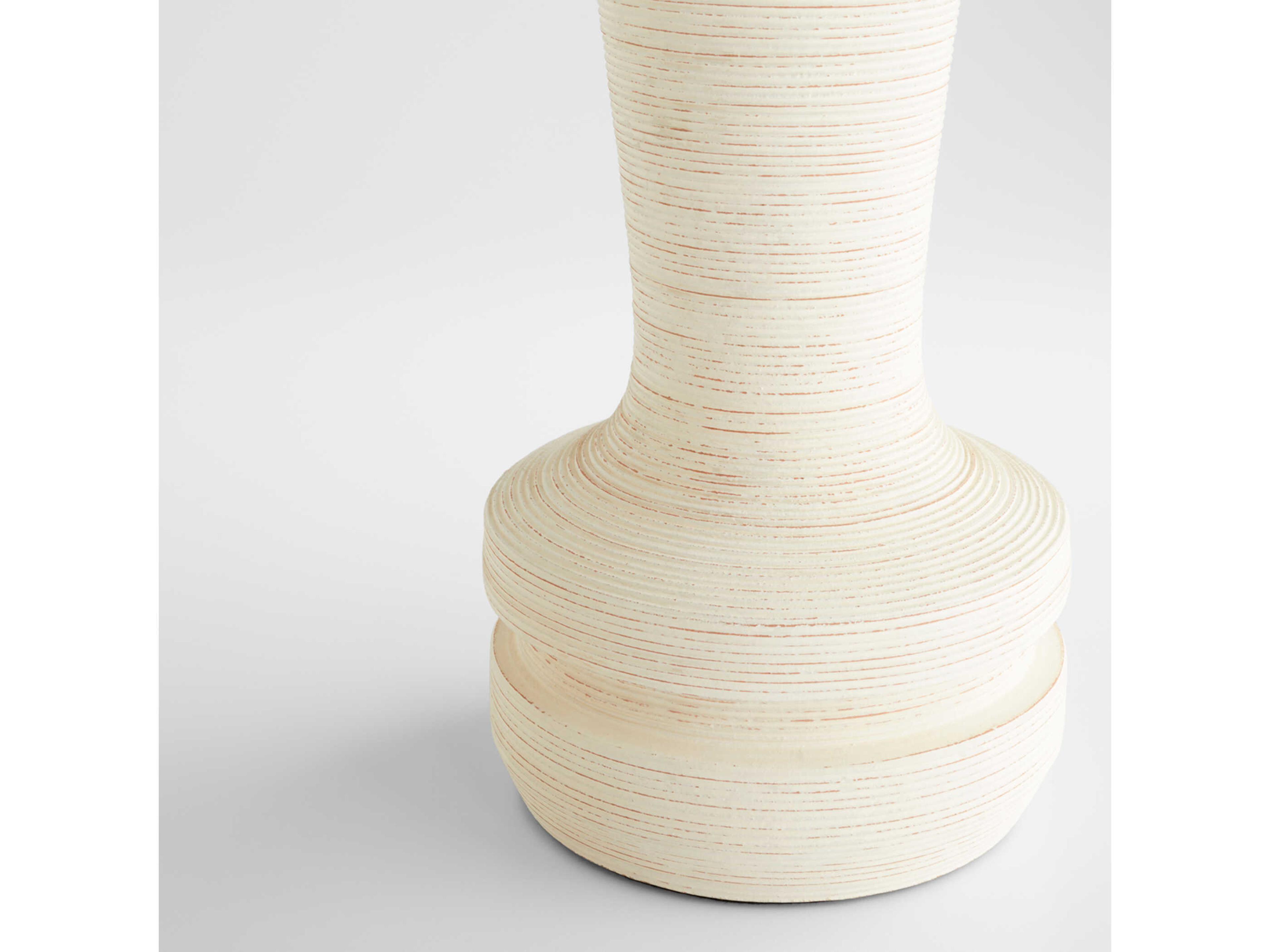 Cyan Design Latte White Taras Vase