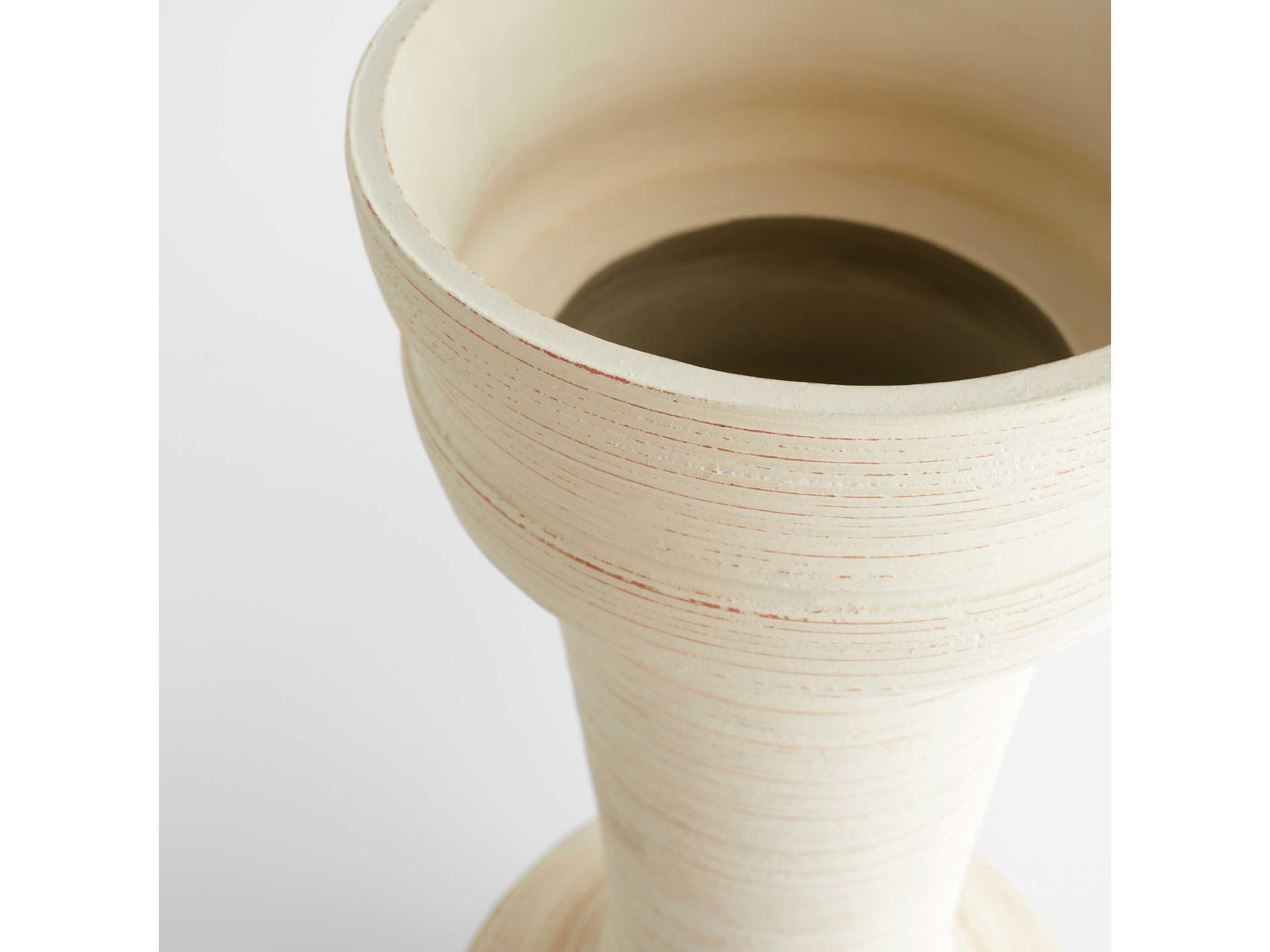 Cyan Design Latte White Taras Vase