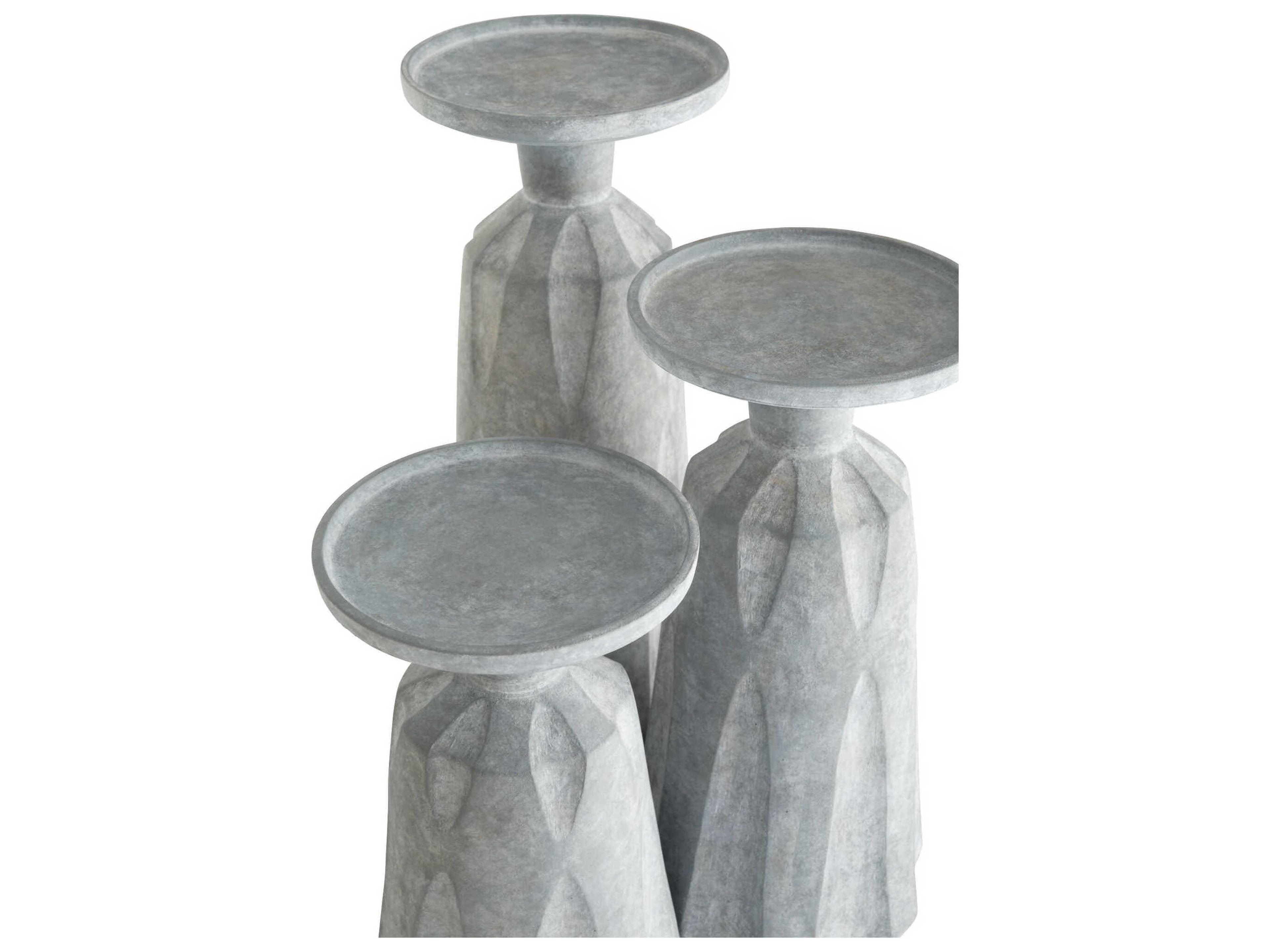 Cyan Design Tapered Grey Attalus Candleholder
