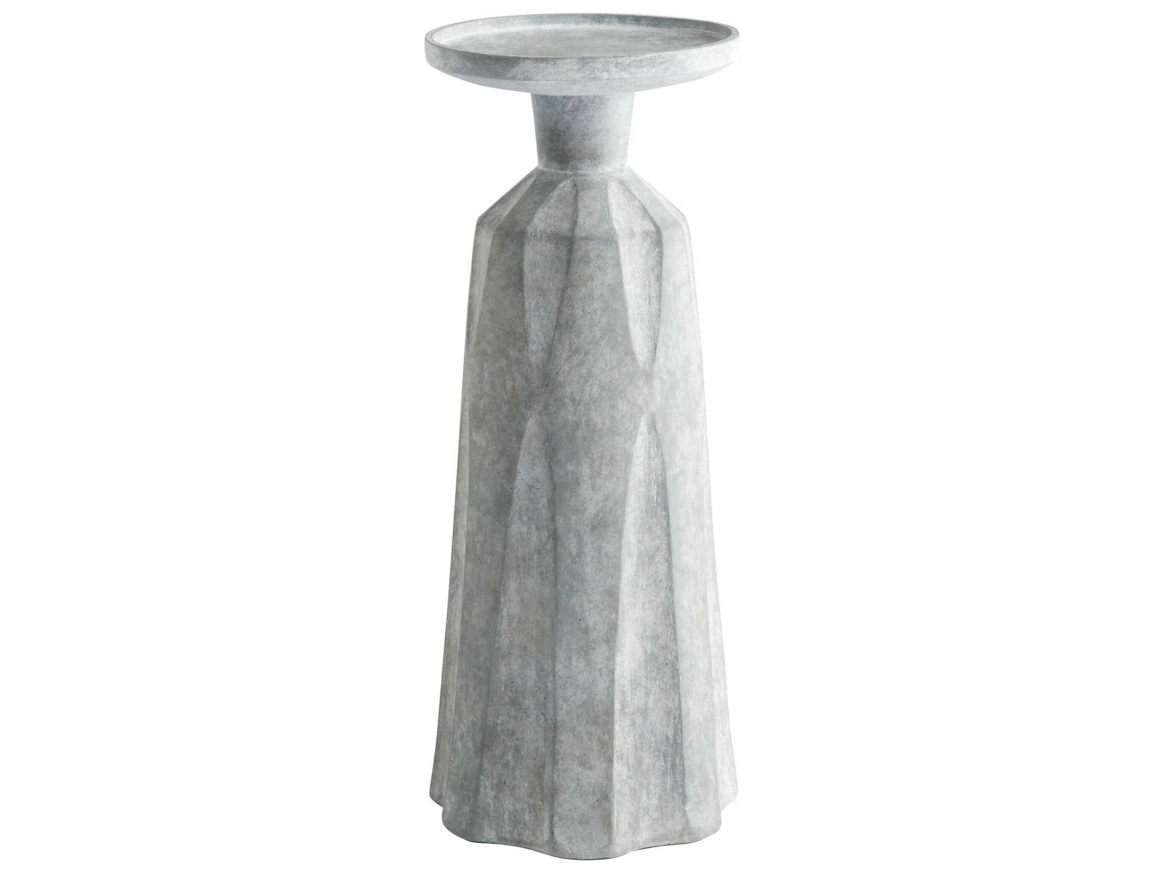 Tapered Grey Attalus Candleholder