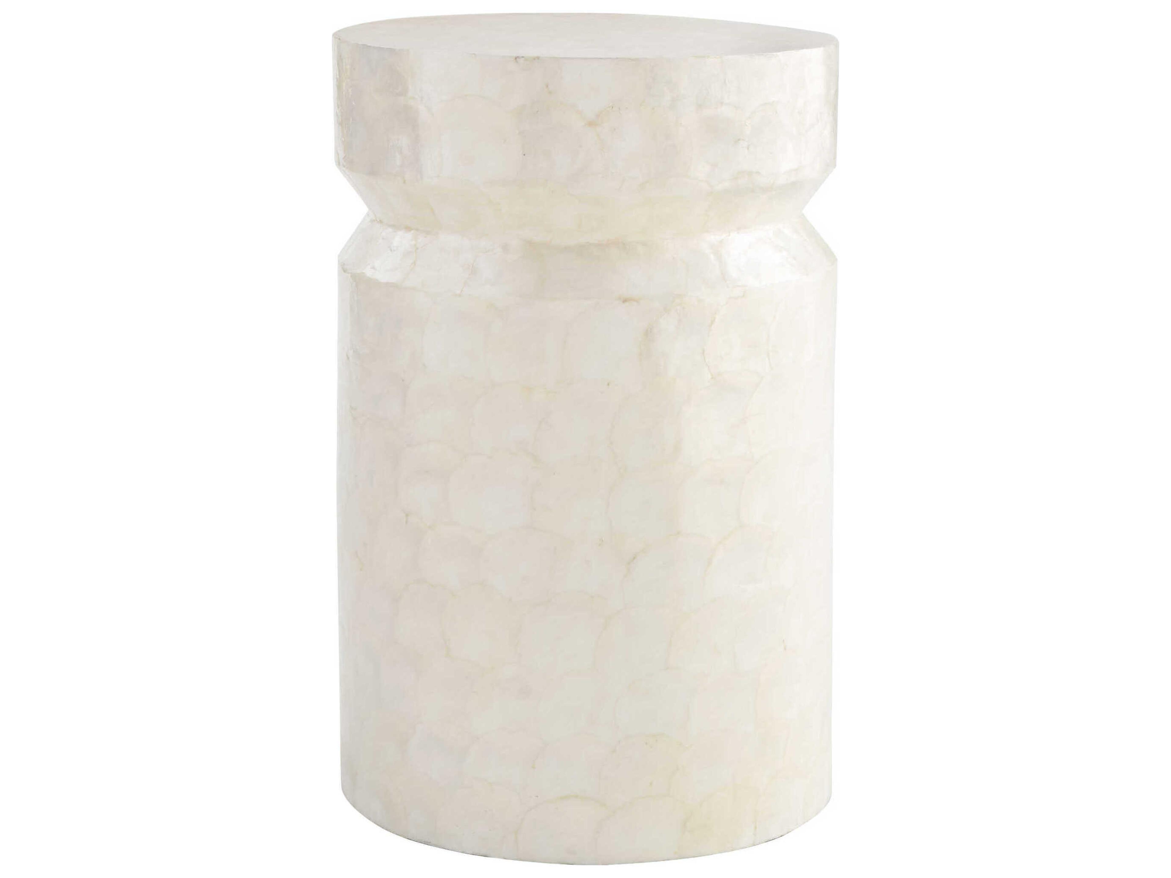 Triton Round Capiz End Table
