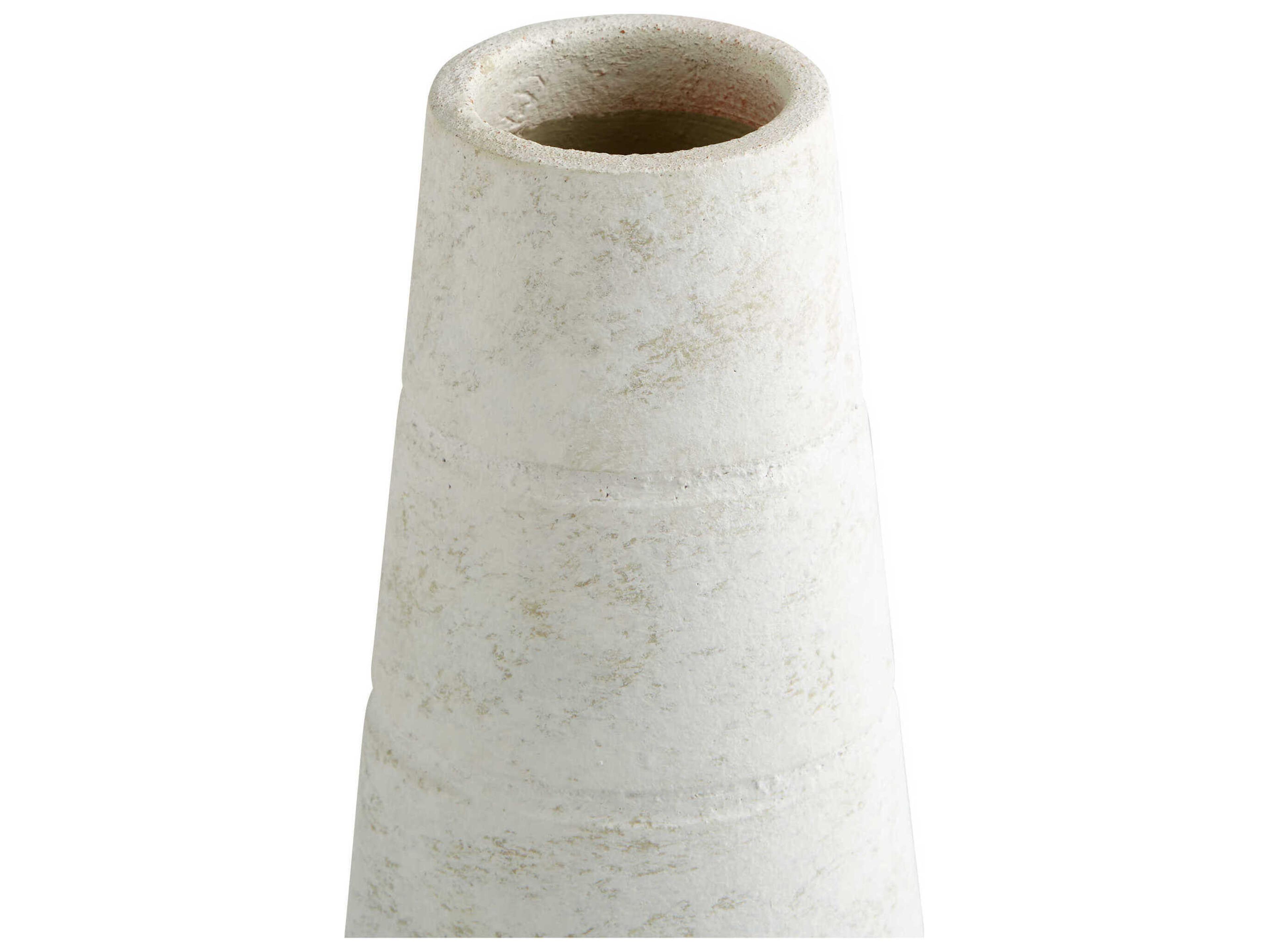 Cyan Design White Thera Vase