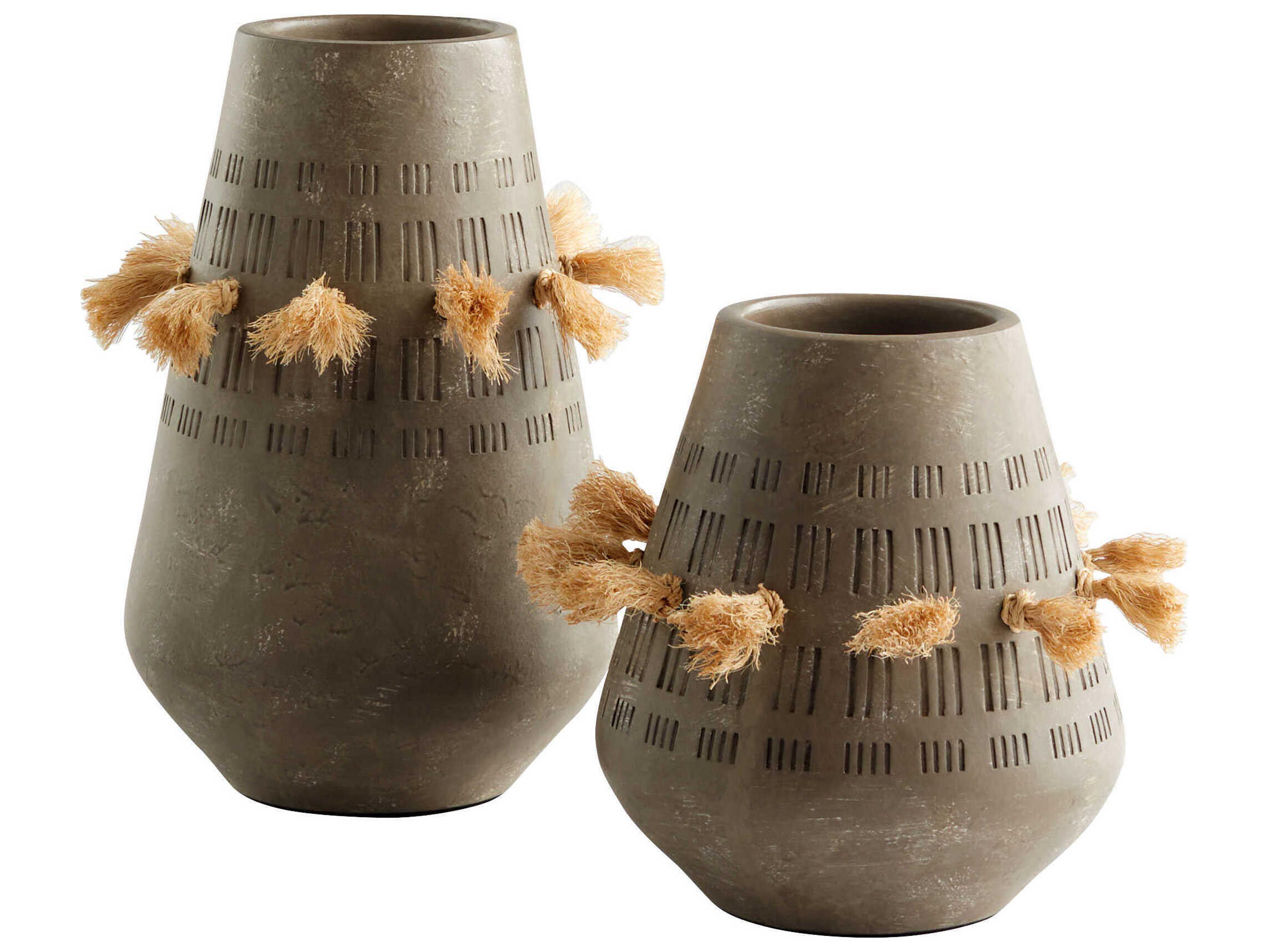 Cyan Design Textured Grey Retting Vase