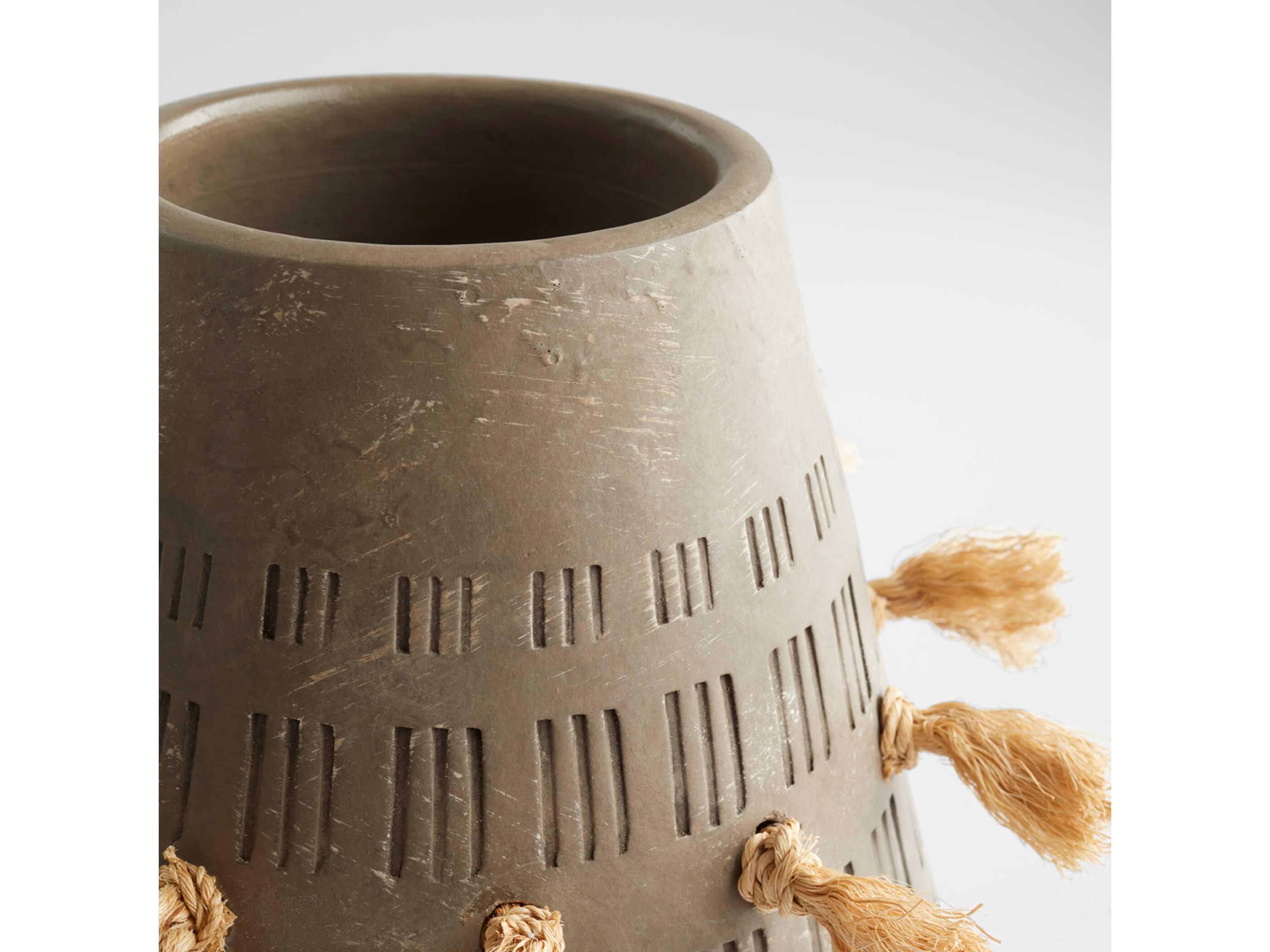 Cyan Design Textured Grey Retting Vase