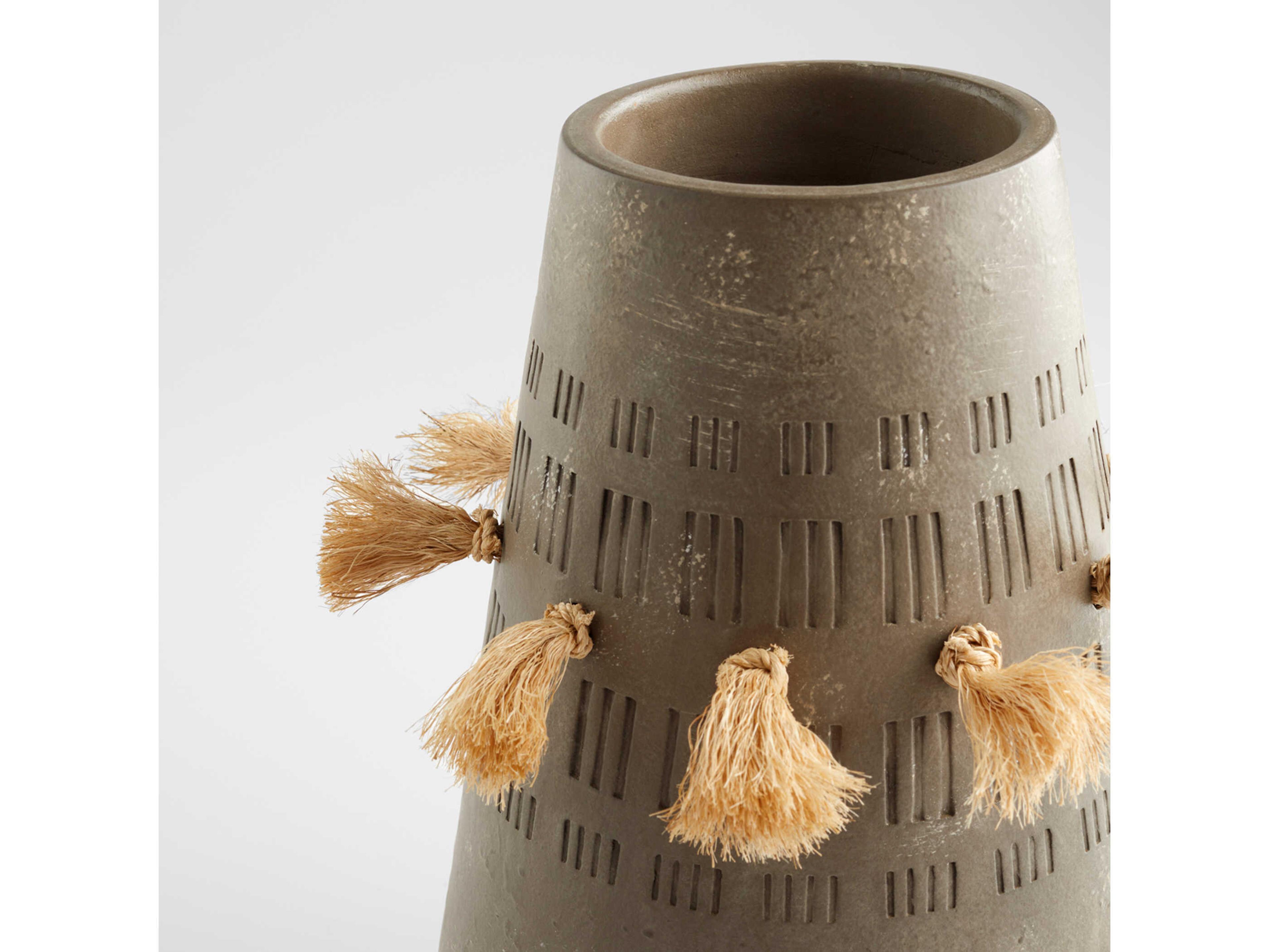 Cyan Design Textured Grey Retting Vase