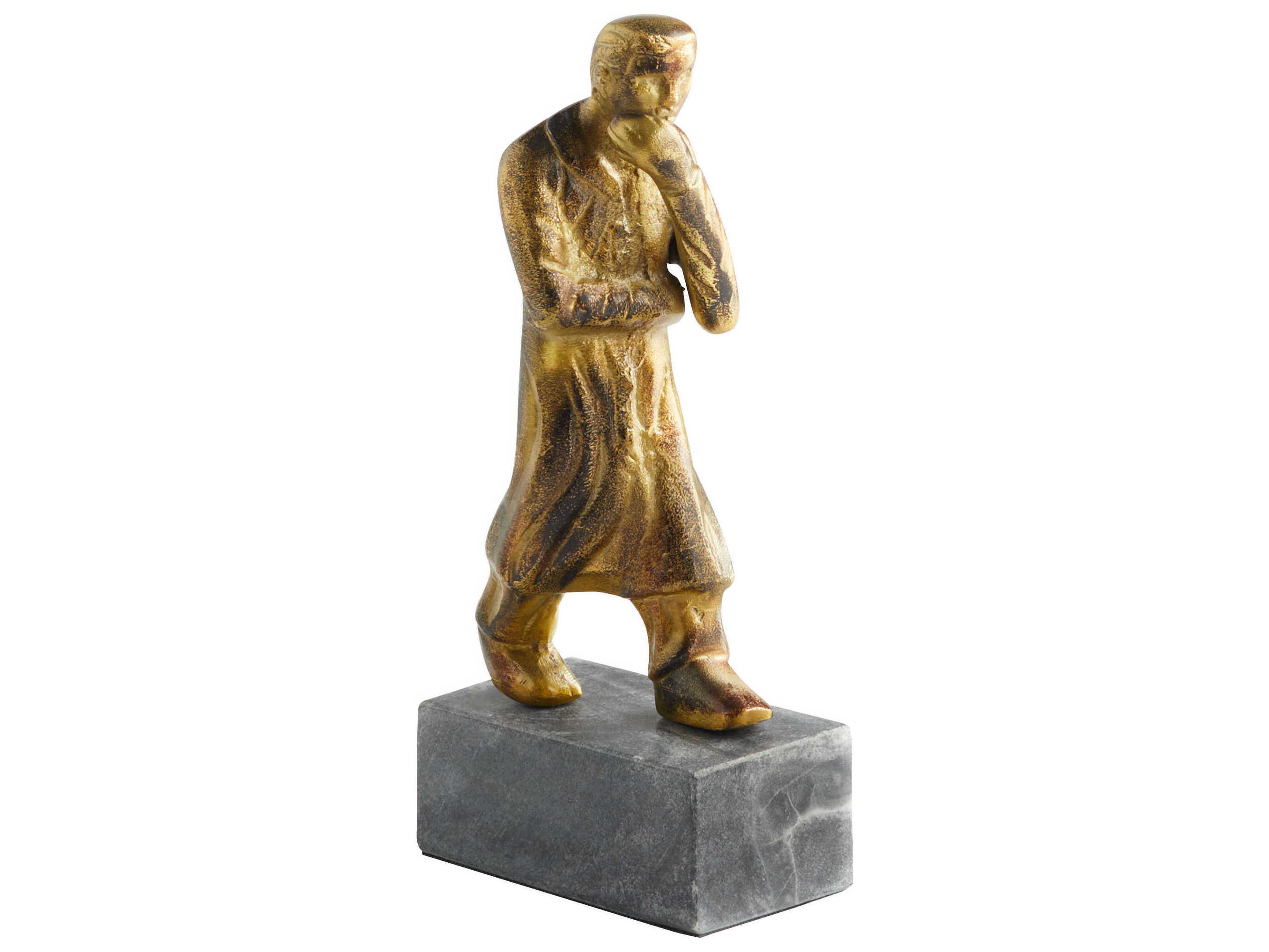 Cyan Design Gold Black Epicurus Sculpture