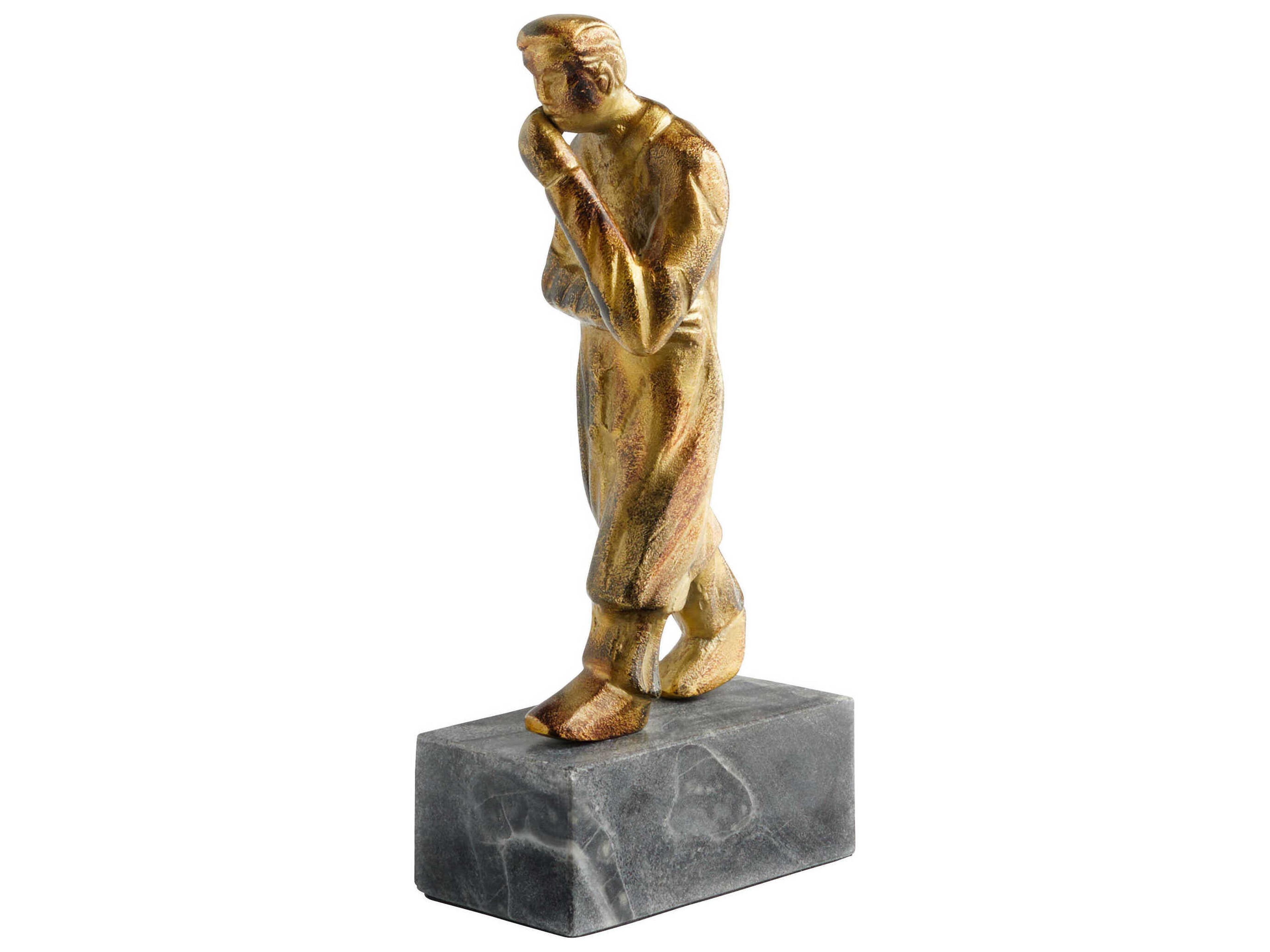 Cyan Design Gold Black Epicurus Sculpture