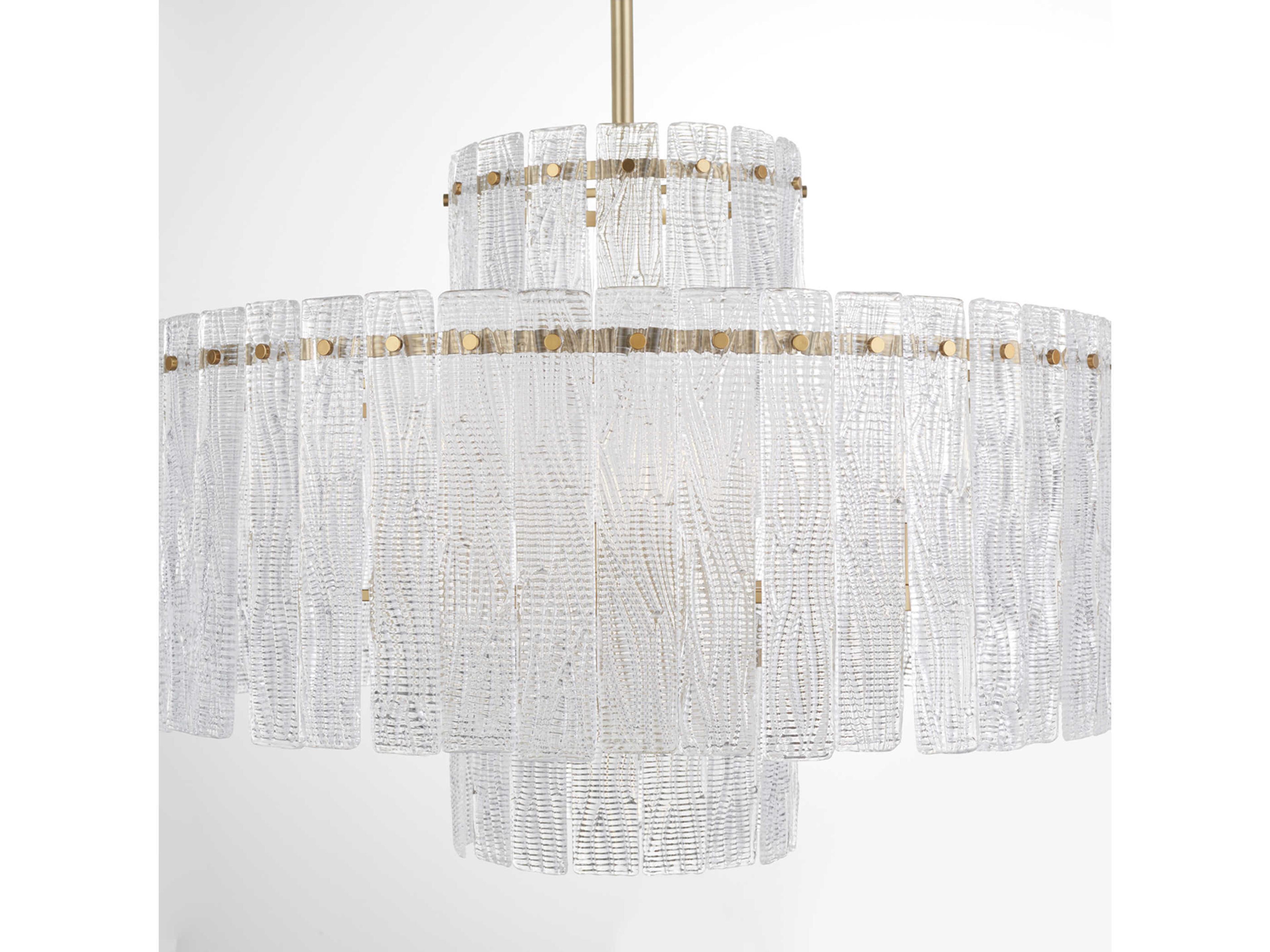 Cyan Design Othello 9-Light Aged Brass Clear Chandelier