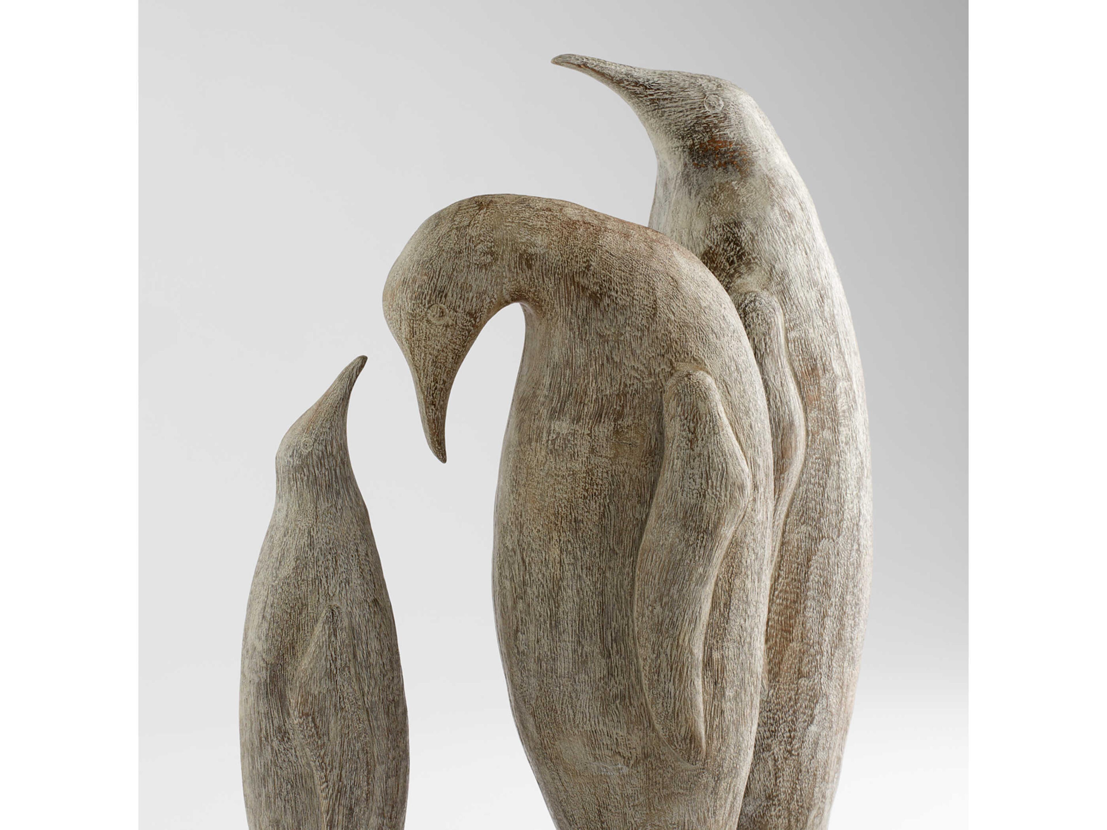 Cyan Design Grey Patina Penguin Sculpture