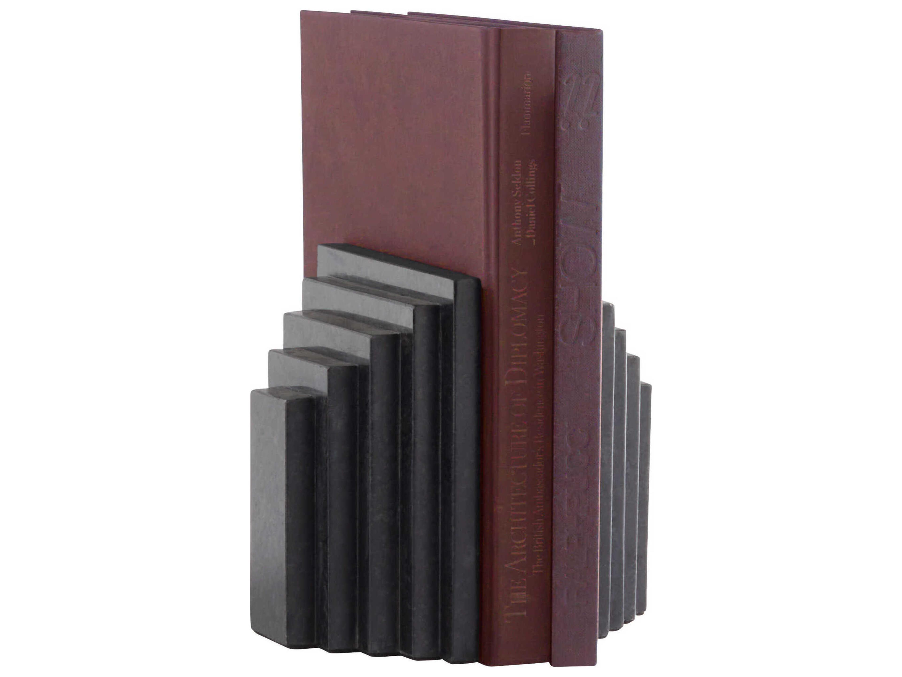 Cyan Design Black Epilogue Bookend