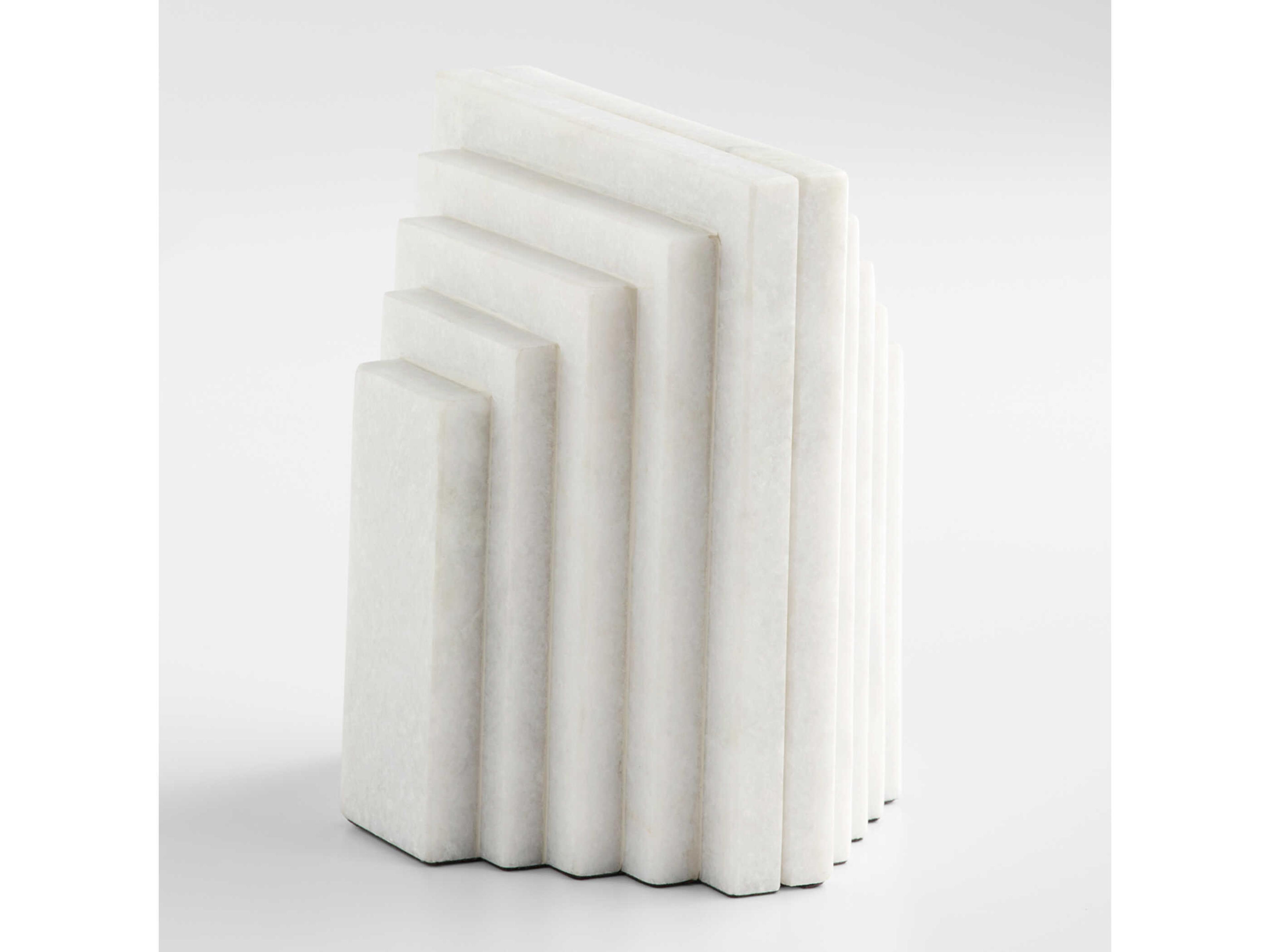 Cyan Design White Epilogue Bookend