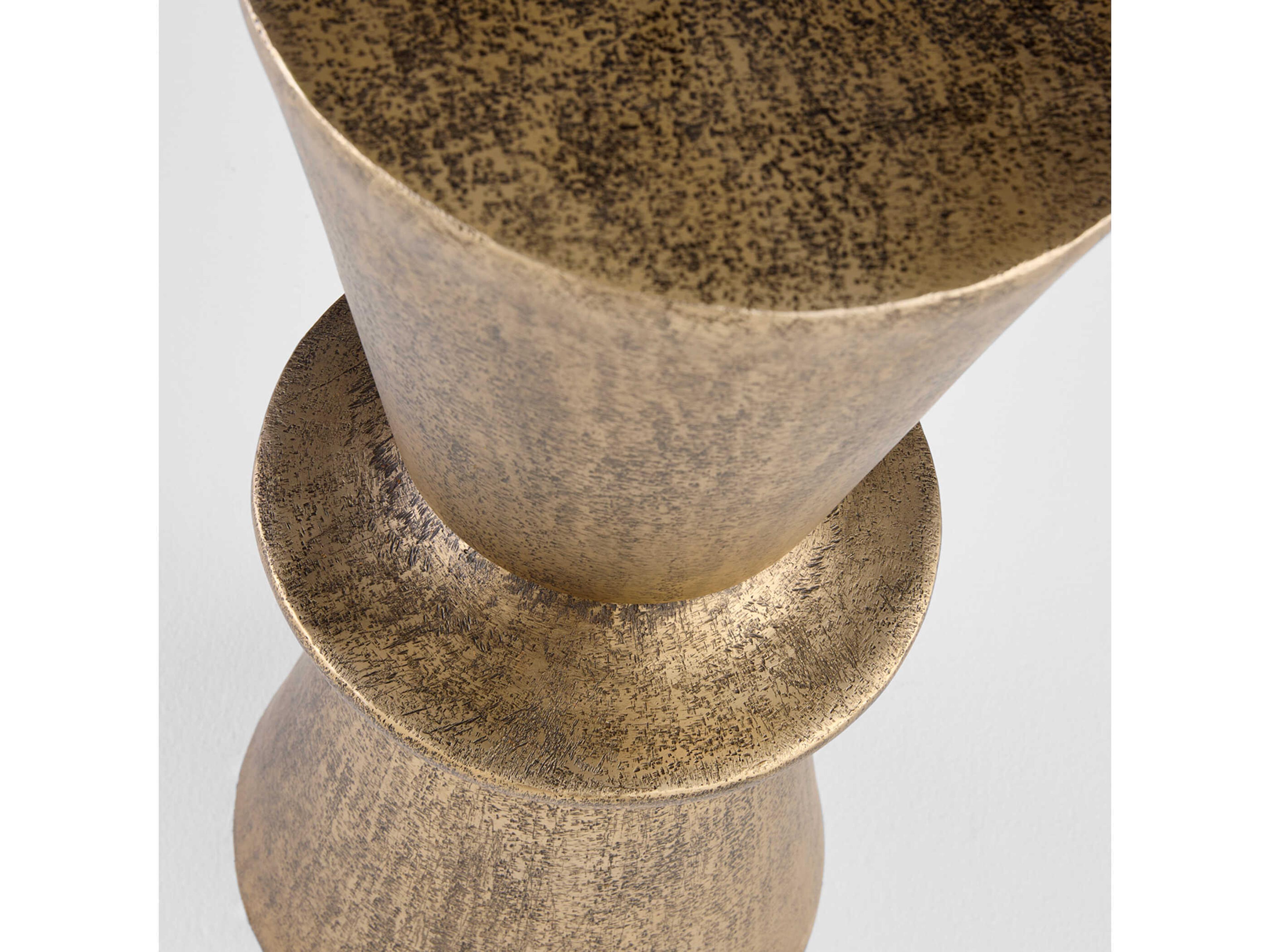 Cyan Design Clepsydra Round Metal End Table