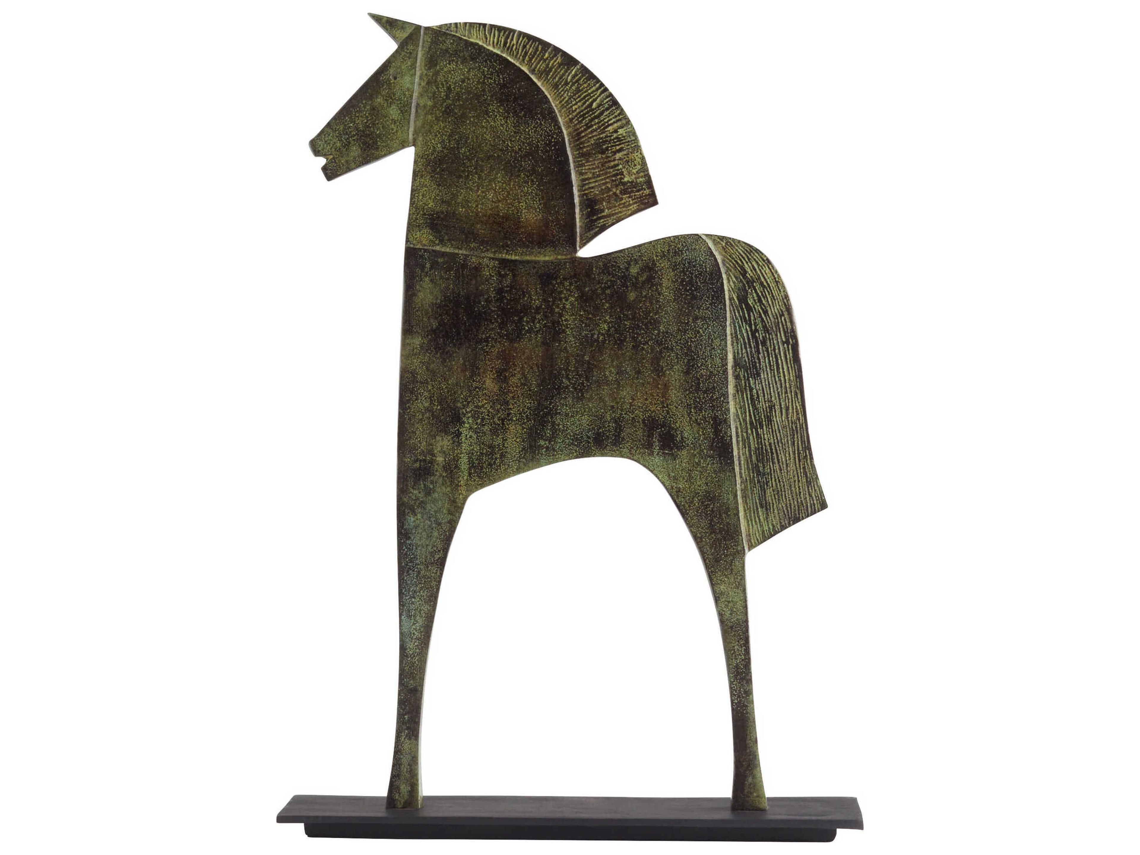 Cyan Design Verdigris Etruscan Steed Sculpture