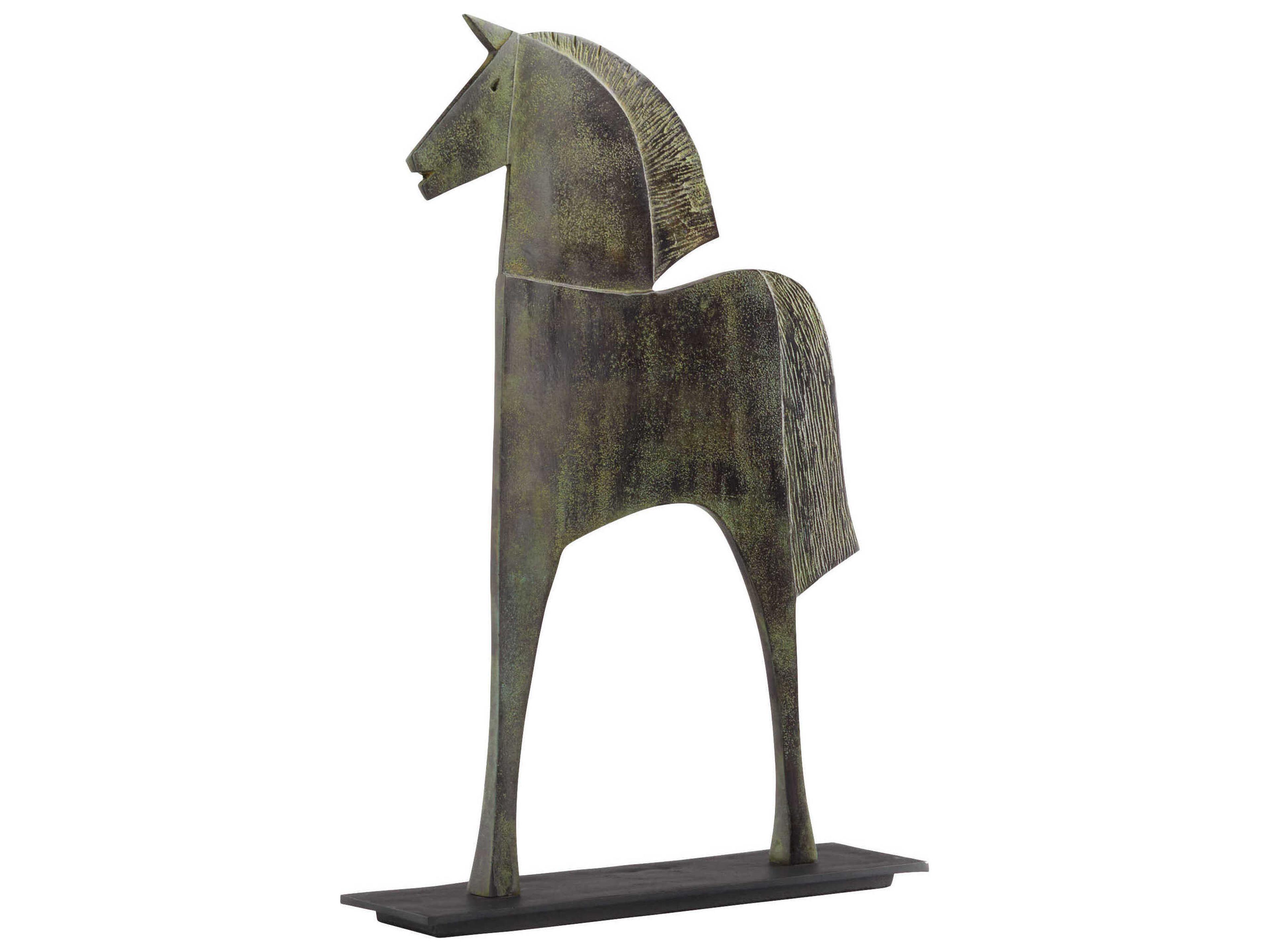 Cyan Design Verdigris Etruscan Steed Sculpture