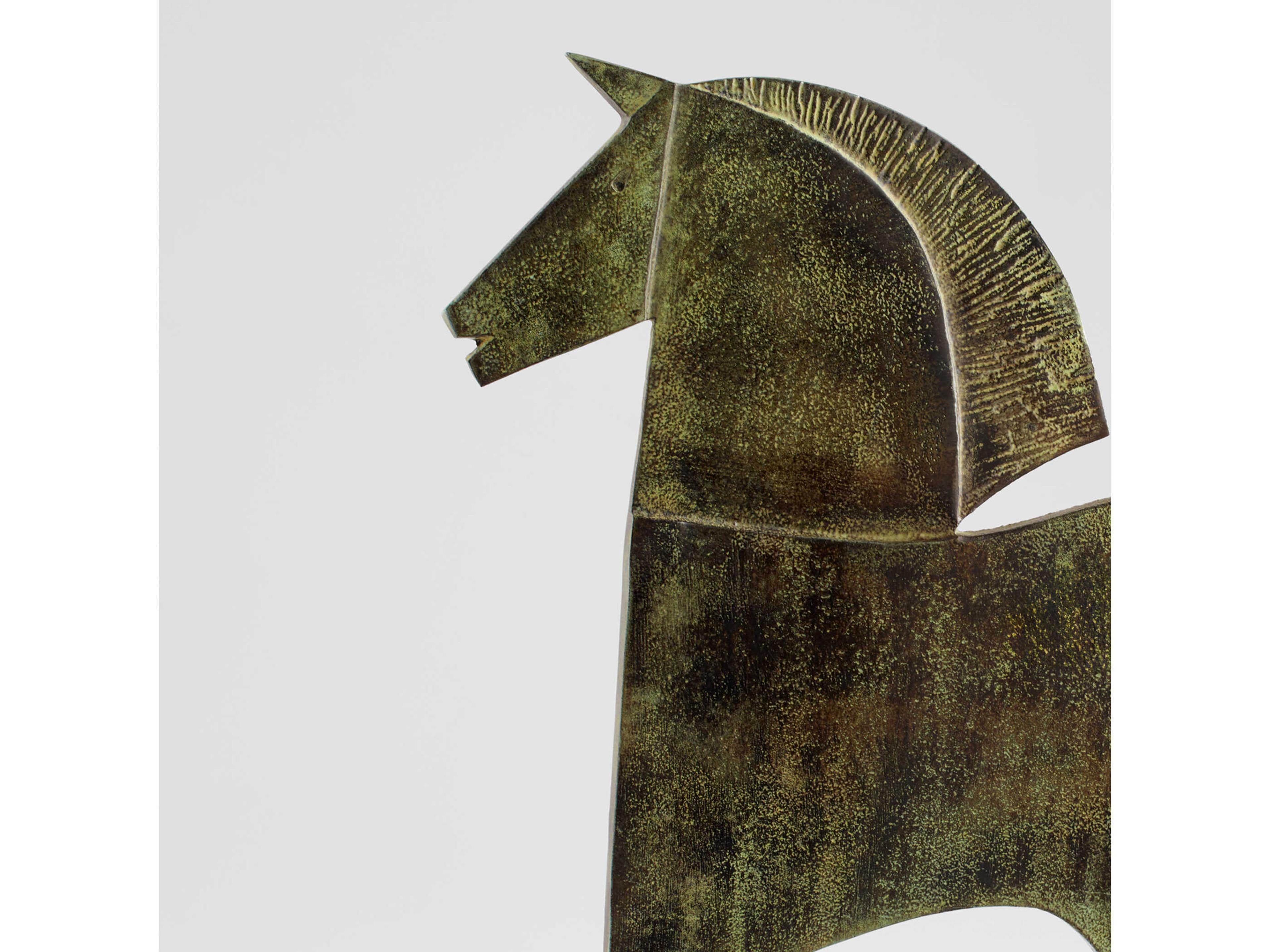 Cyan Design Verdigris Etruscan Steed Sculpture