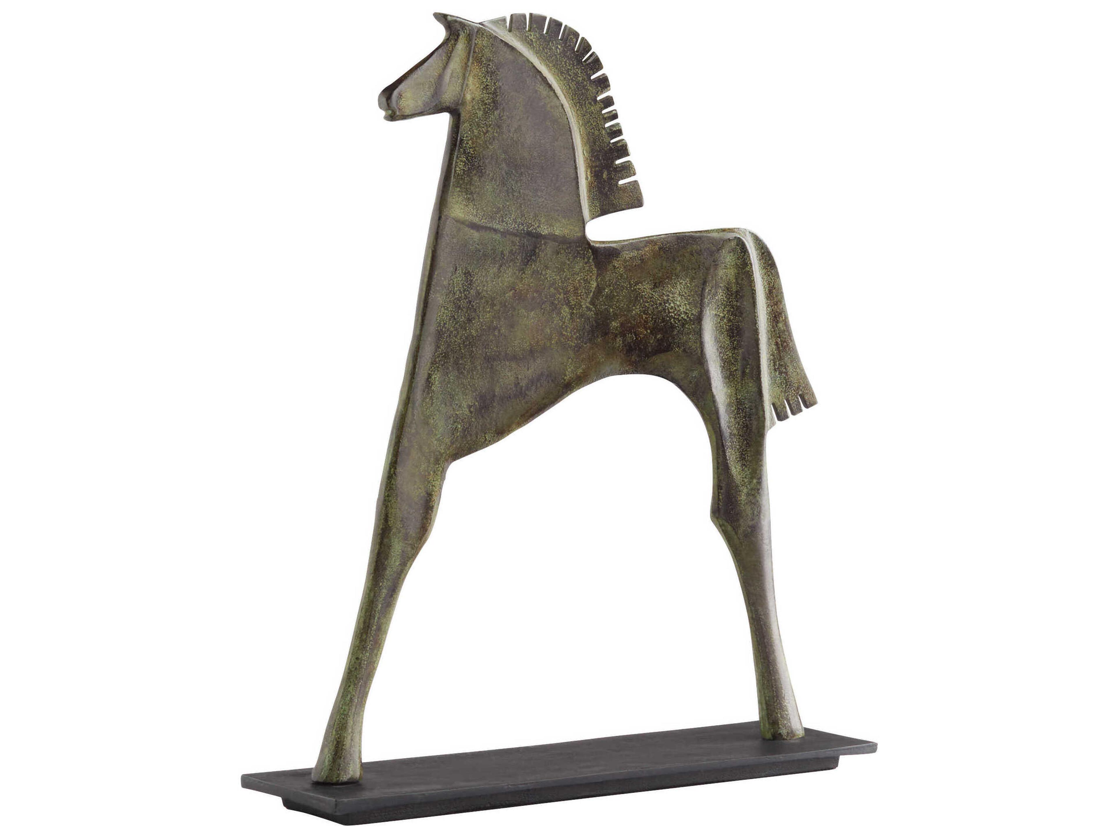 Cyan Design Verdigris Etruscan Steed Sculpture