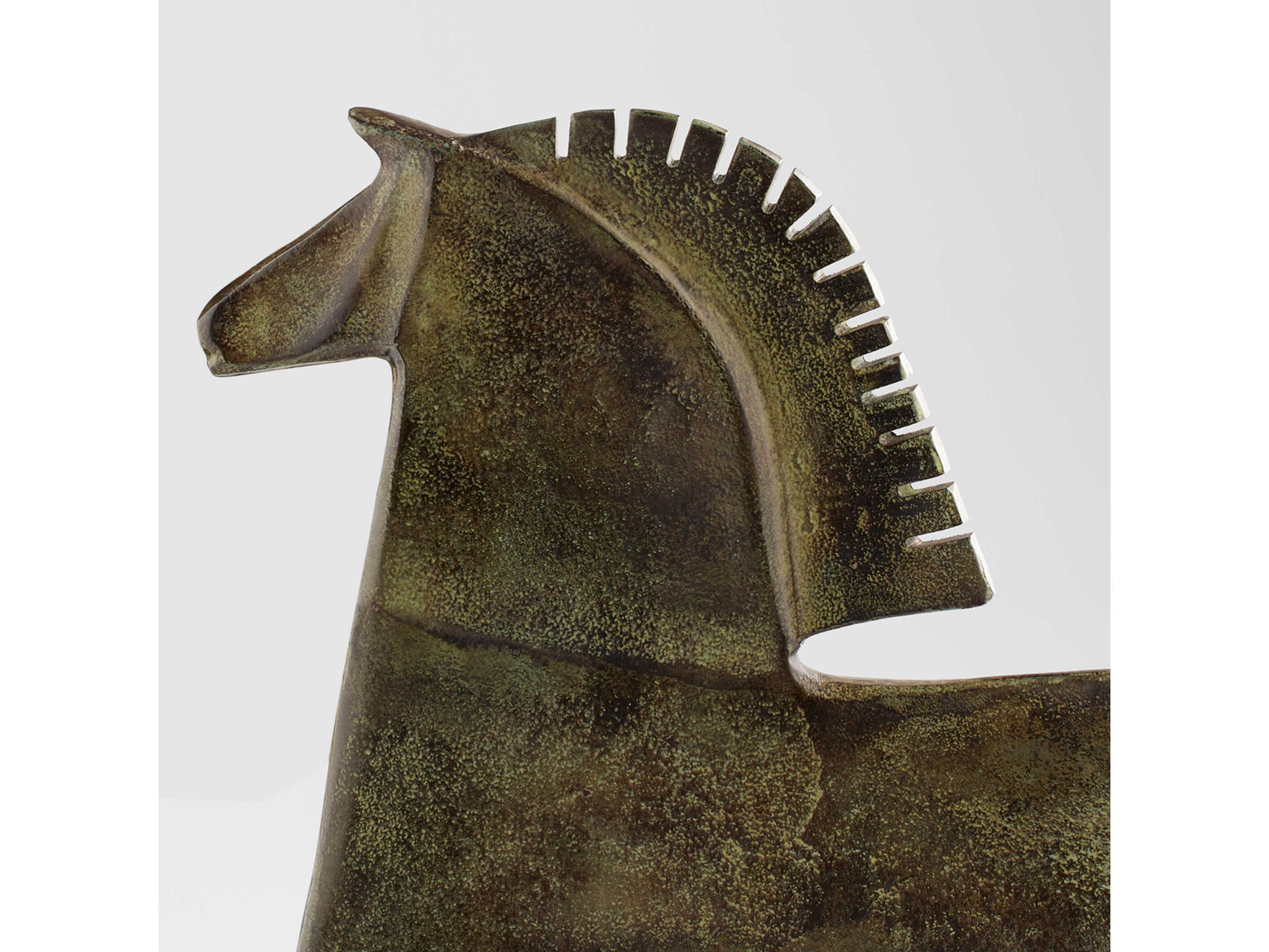 Cyan Design Verdigris Etruscan Steed Sculpture