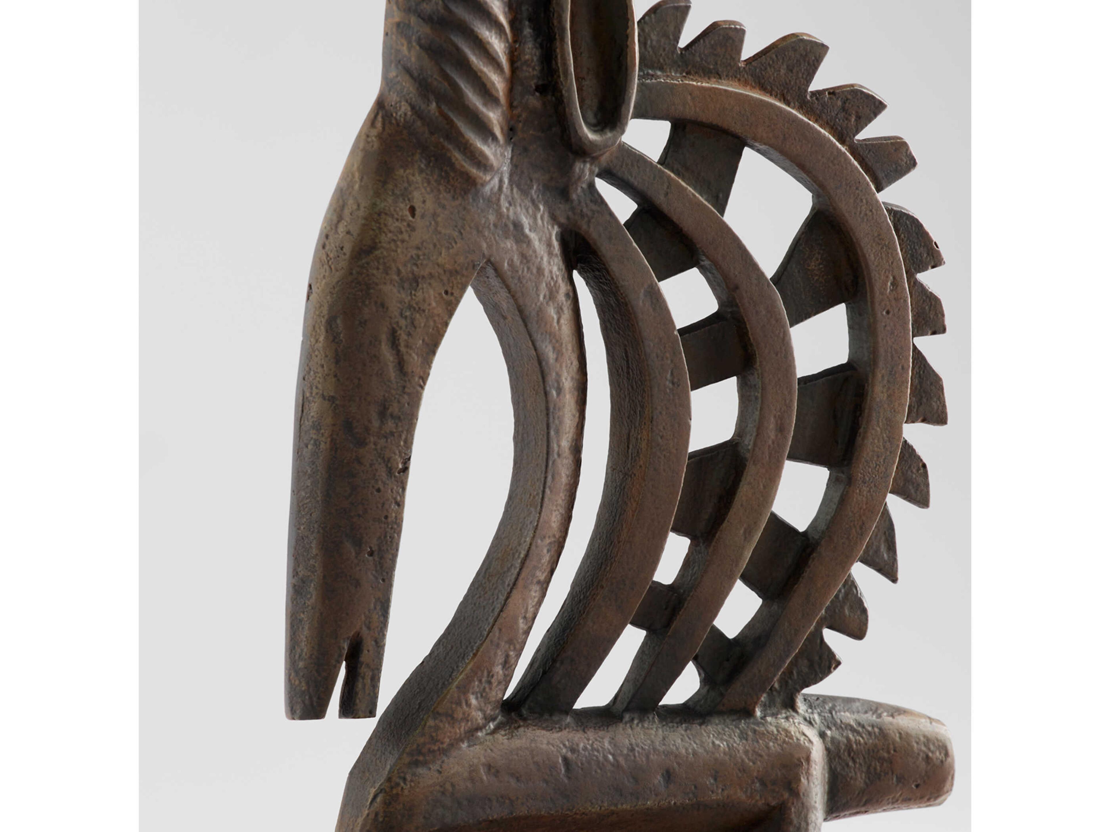 Cyan Design Rustic Antelope Chi Wara Sculpture