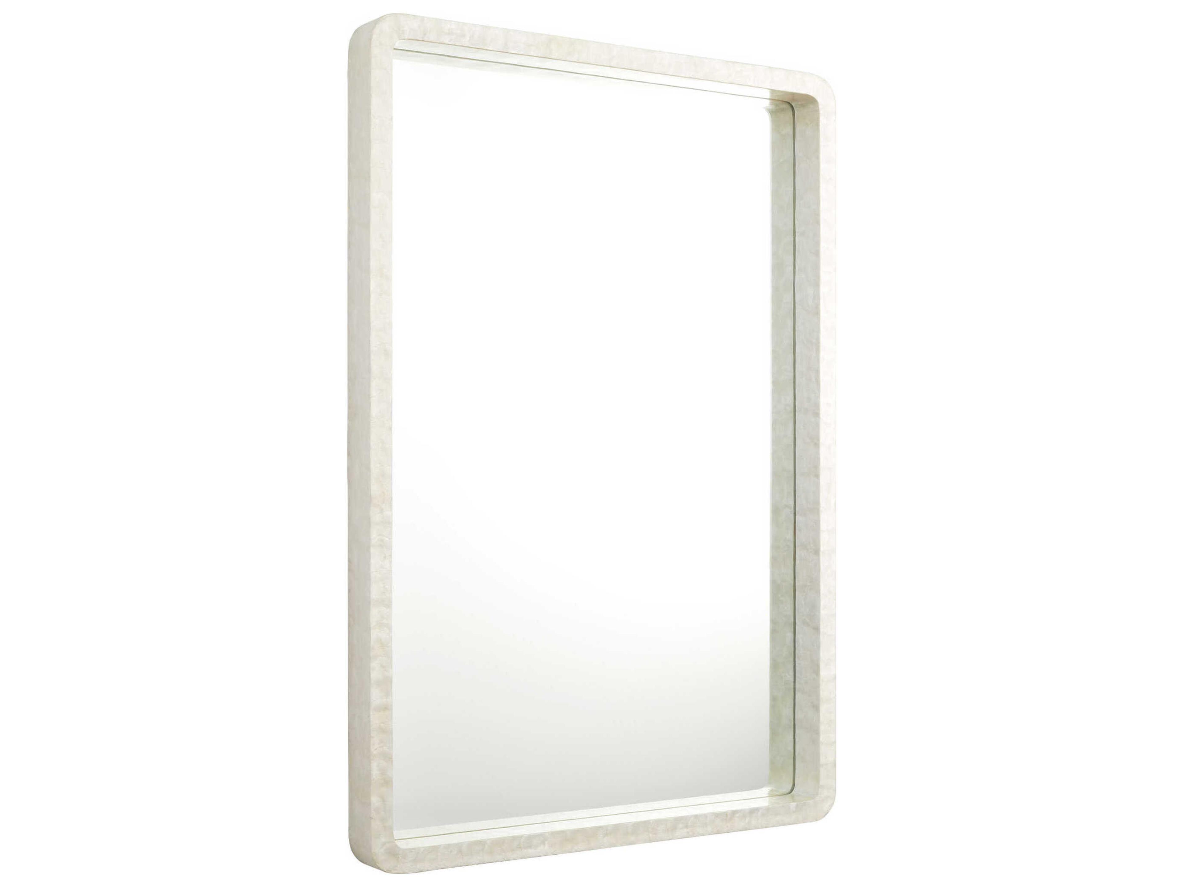 Triton White Rectangular Wall Mirror