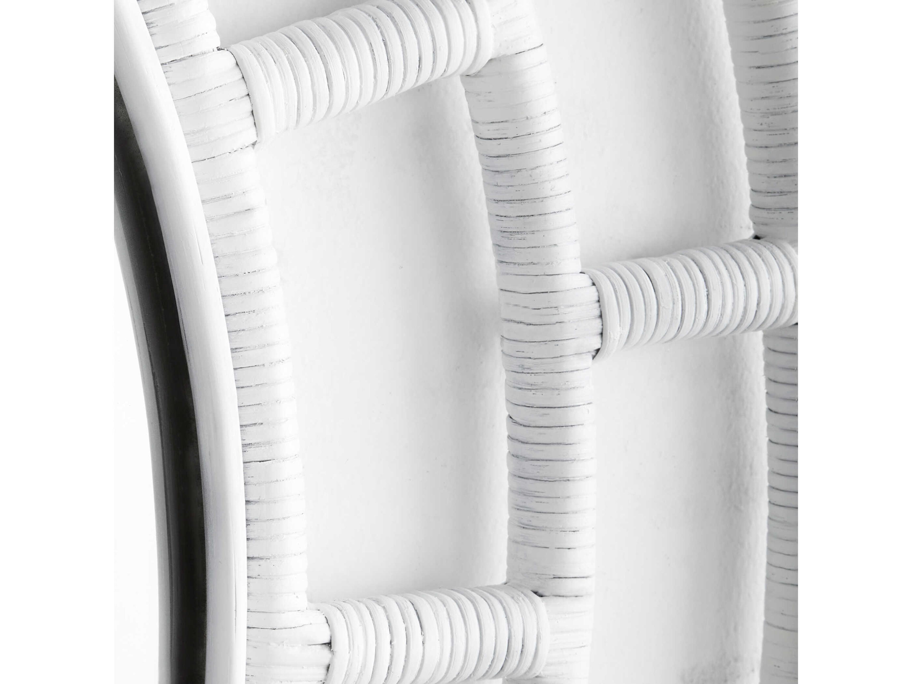 Cyan Design Comoros White Round Wall Mirror