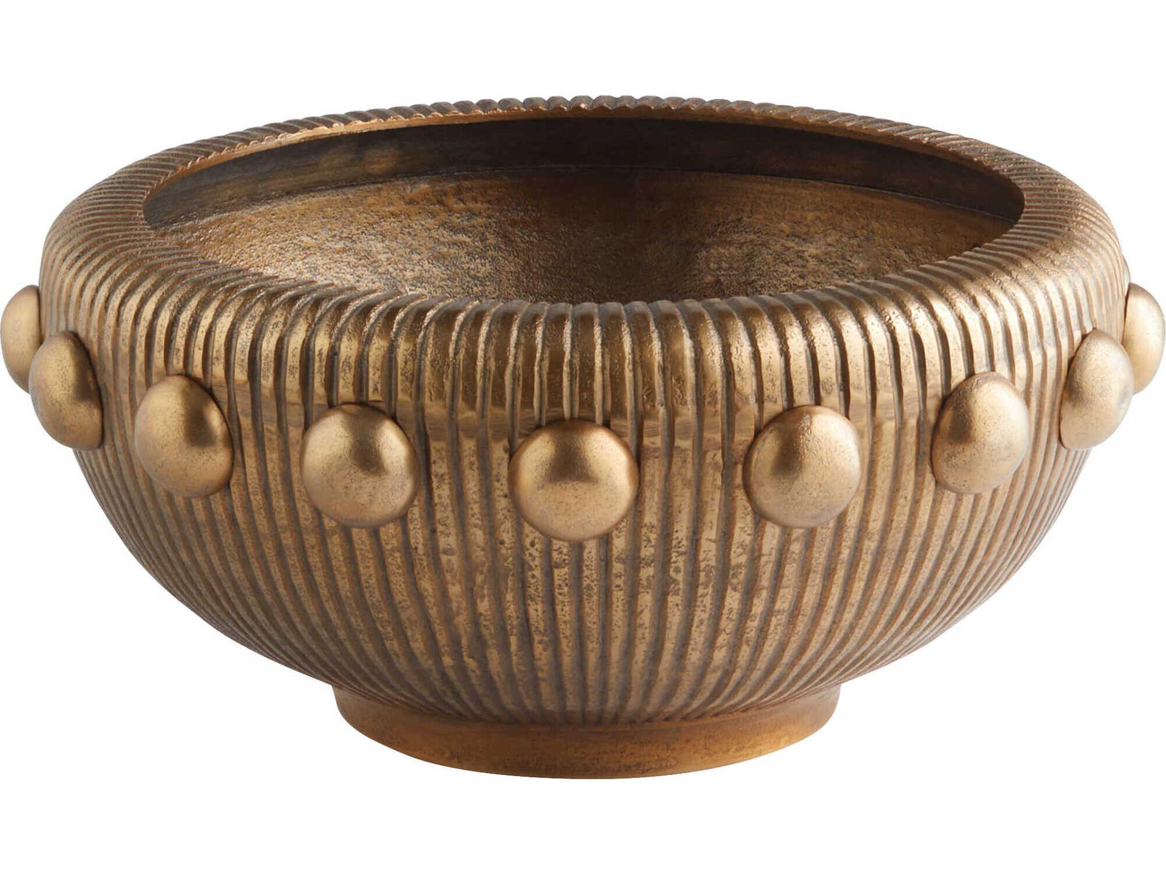 Antique Brass Batten Decorative Bowl