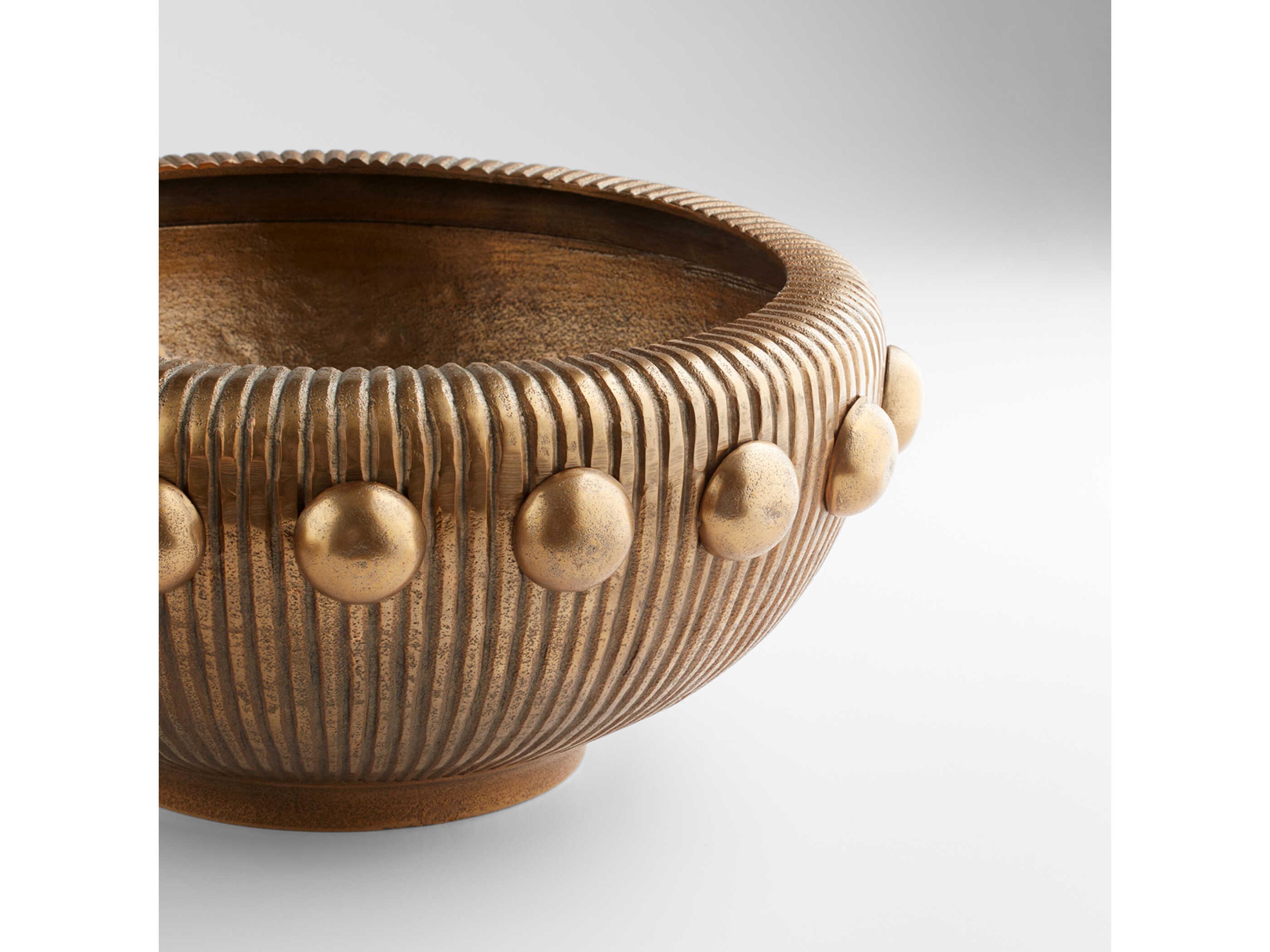 Cyan Design Antique Brass Batten Decorative Bowl