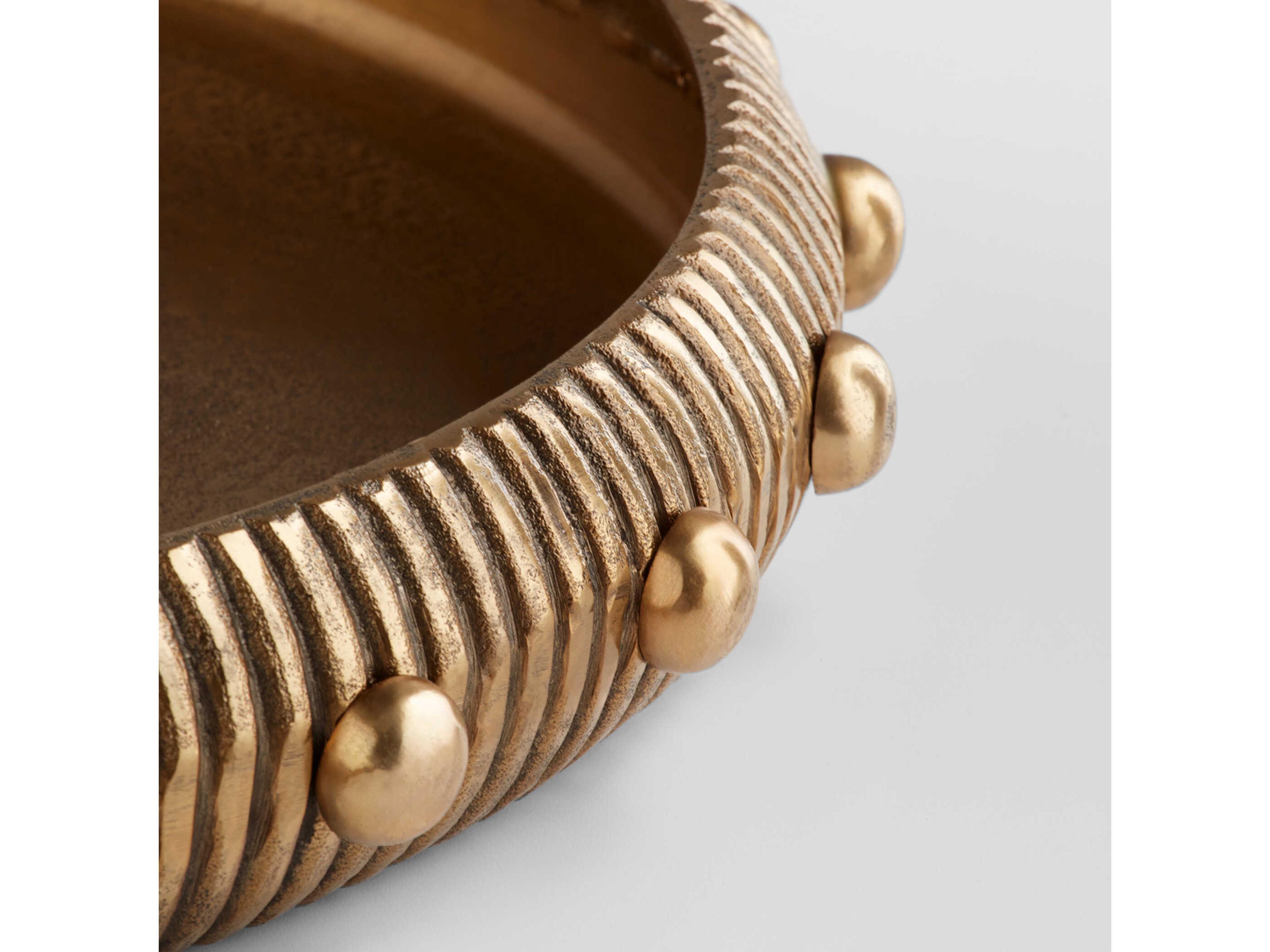 Cyan Design Antique Brass Batten Serving Tray