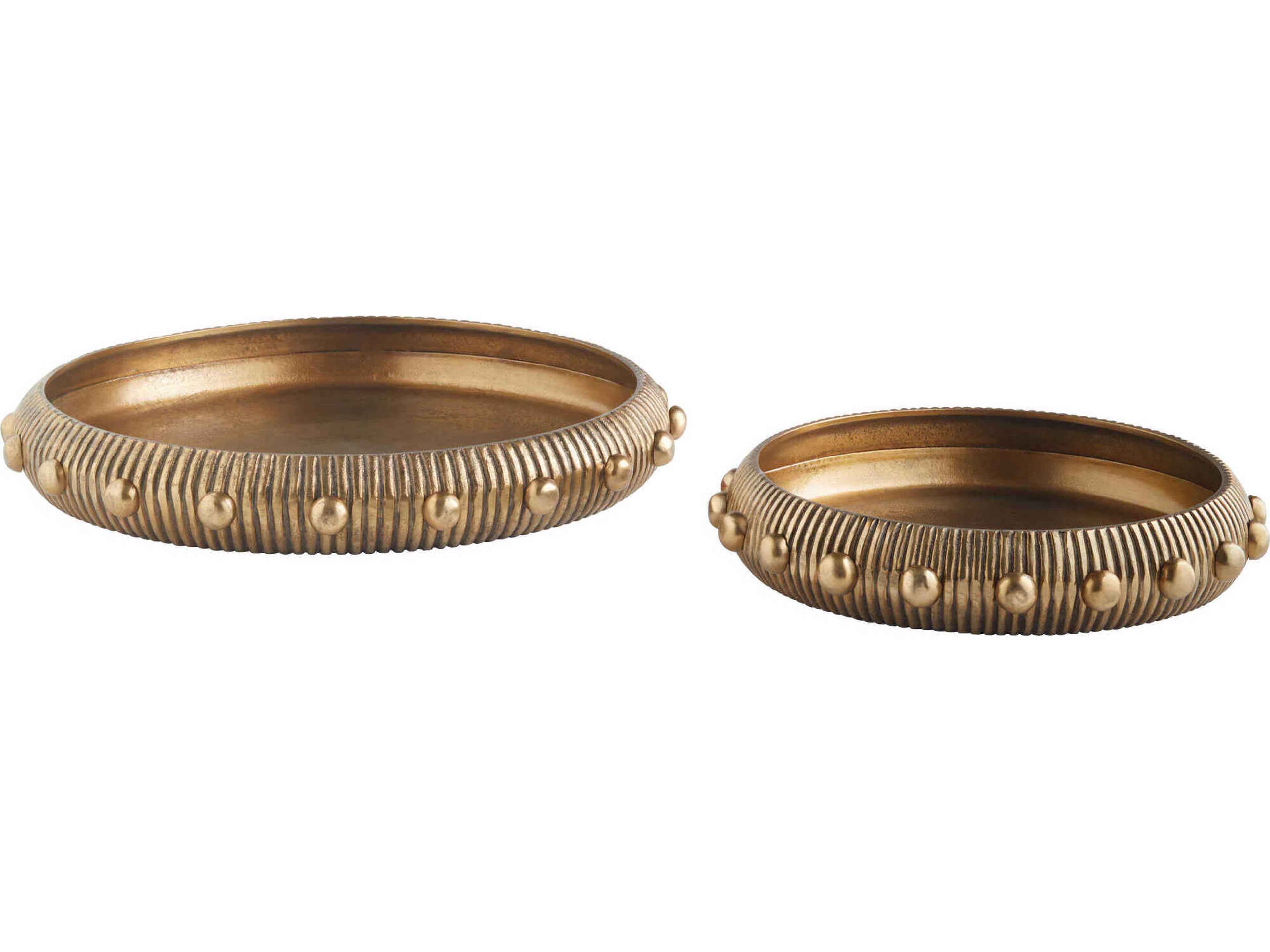 Cyan Design Antique Brass Batten Serving Tray