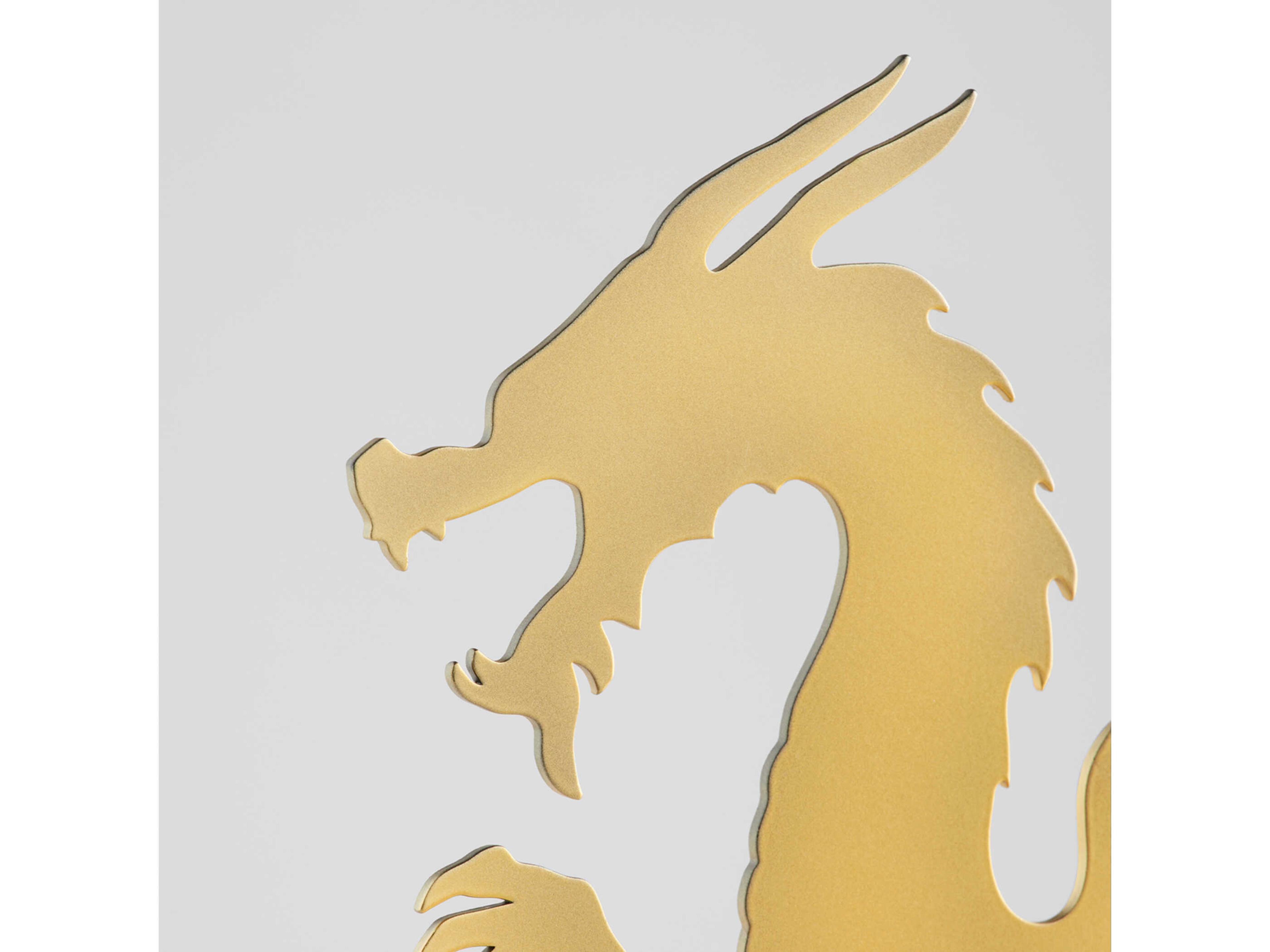 Cyan Design Gold Haku Dragon Sculpture