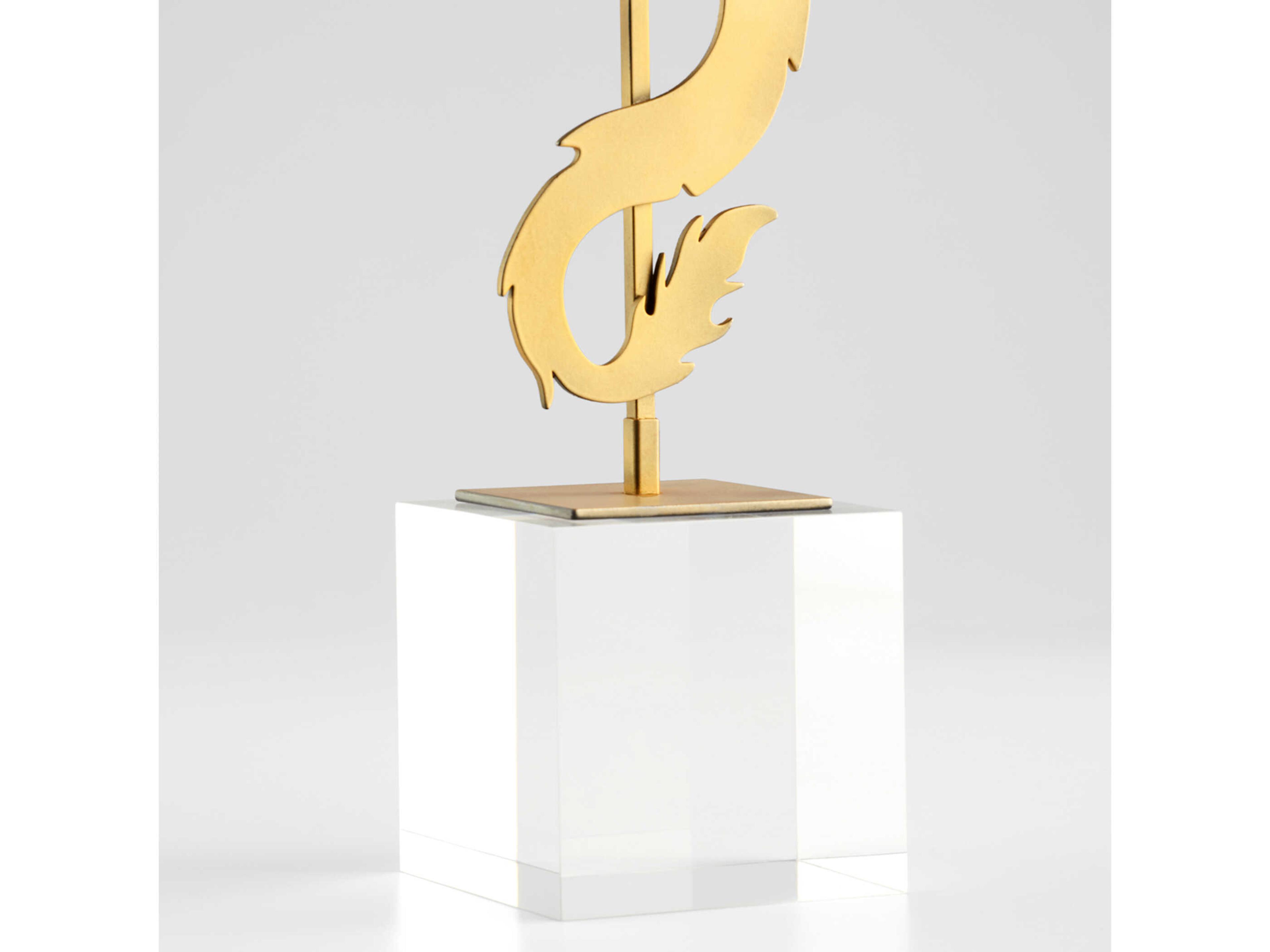 Cyan Design Gold Haku Dragon Sculpture