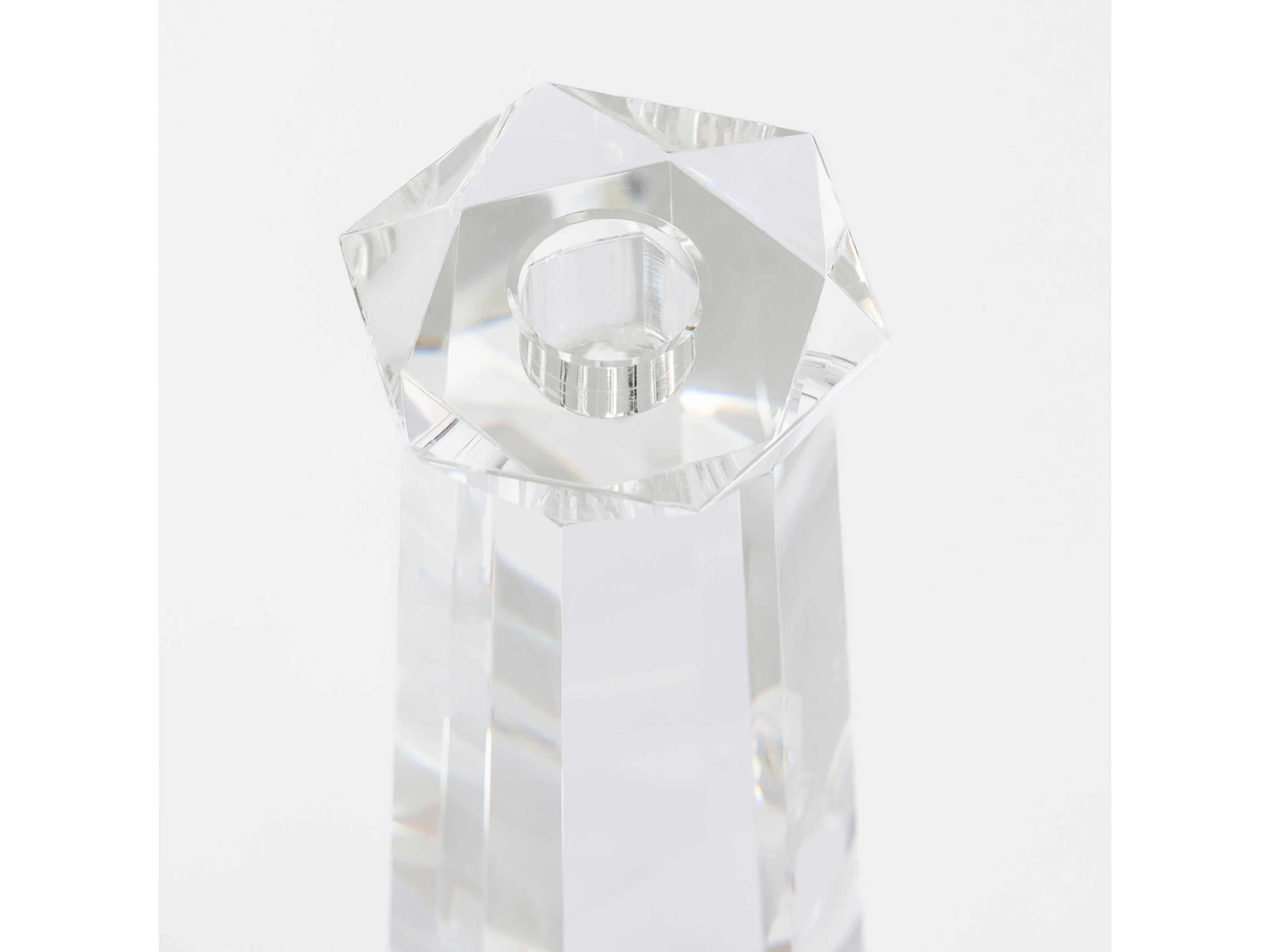 Cyan Design Clear Faceted Candleholder