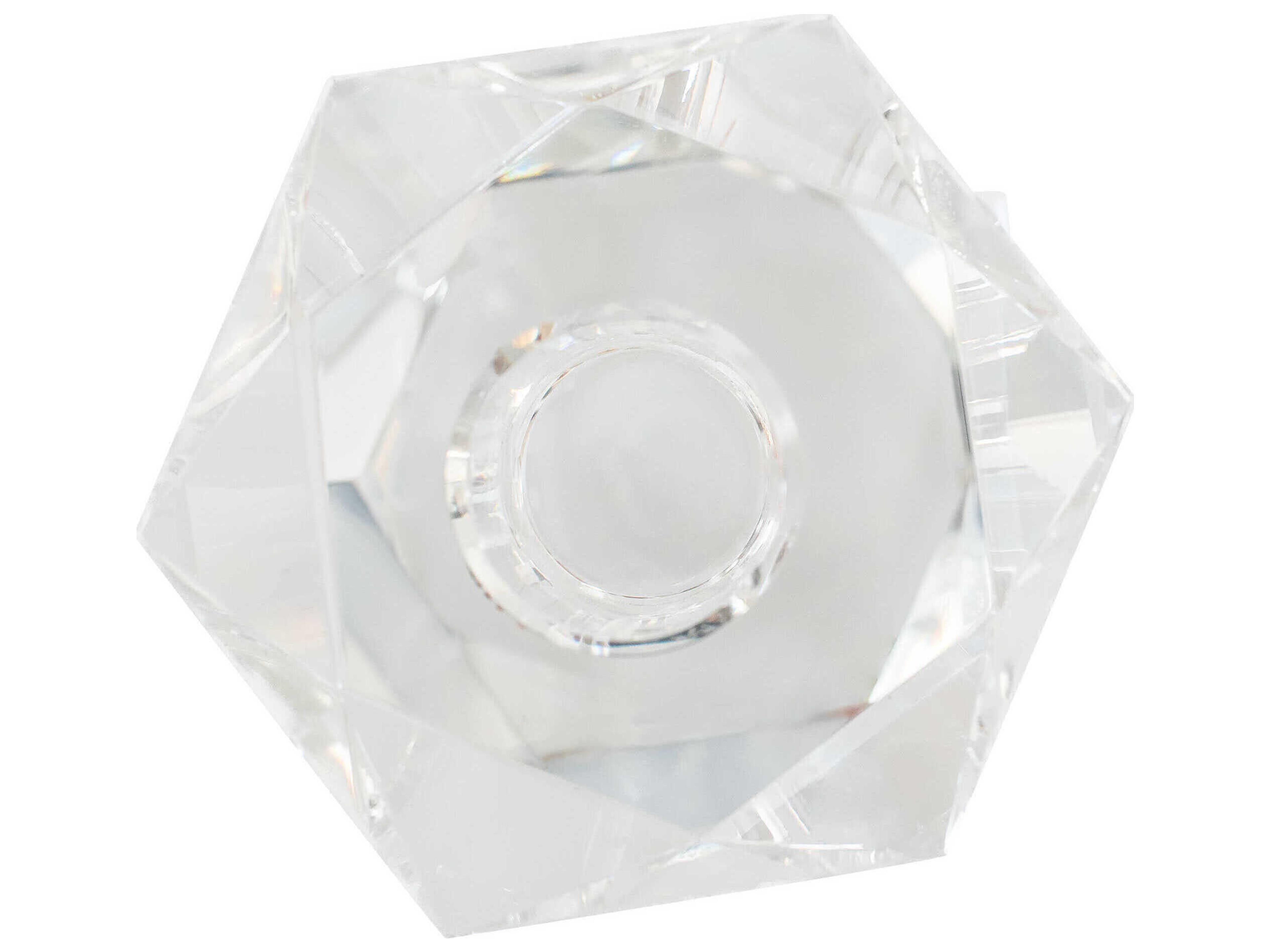 Cyan Design Clear Faceted Candleholder