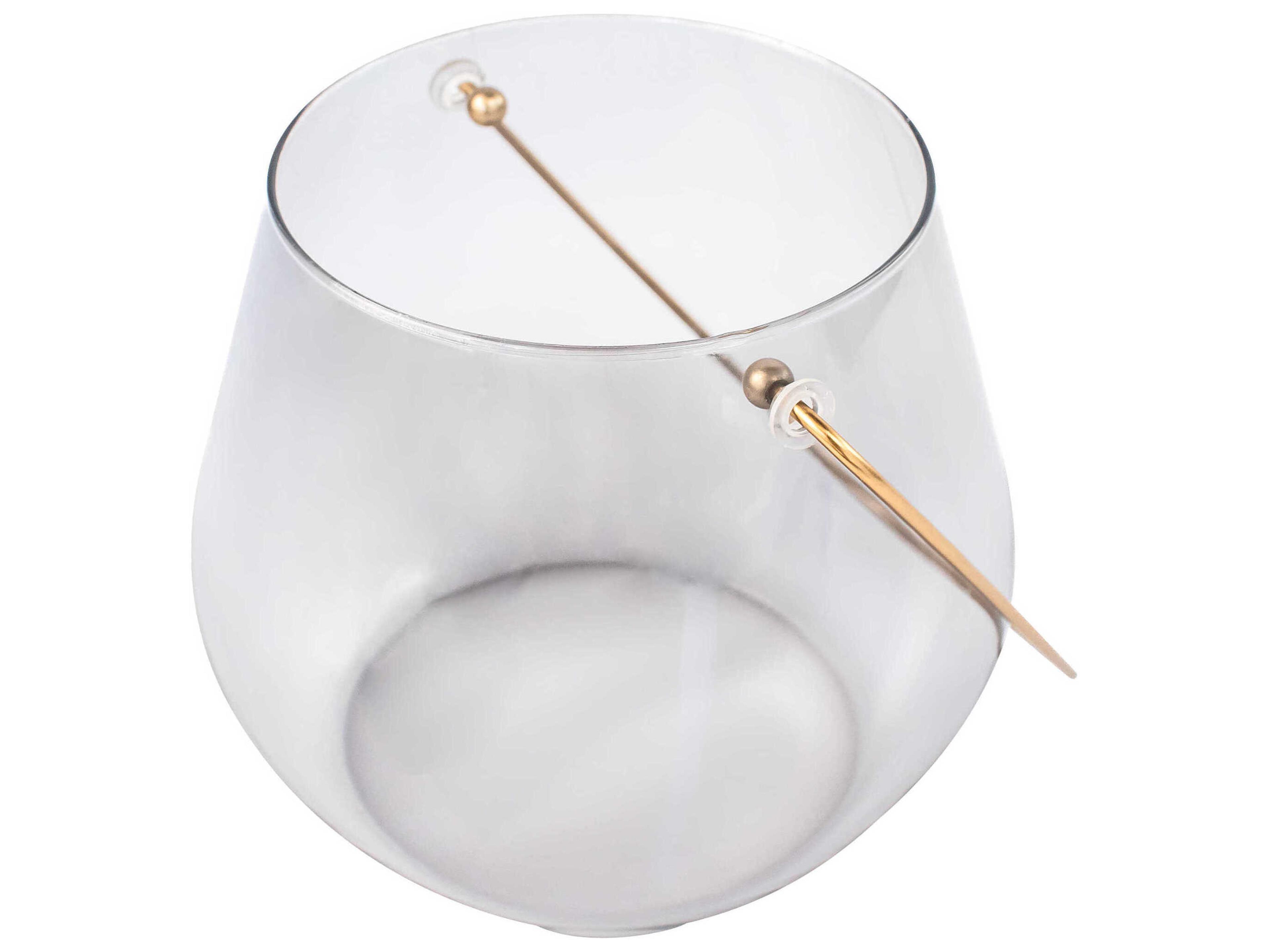 Cyan Design Smoked Water Drop Candleholder