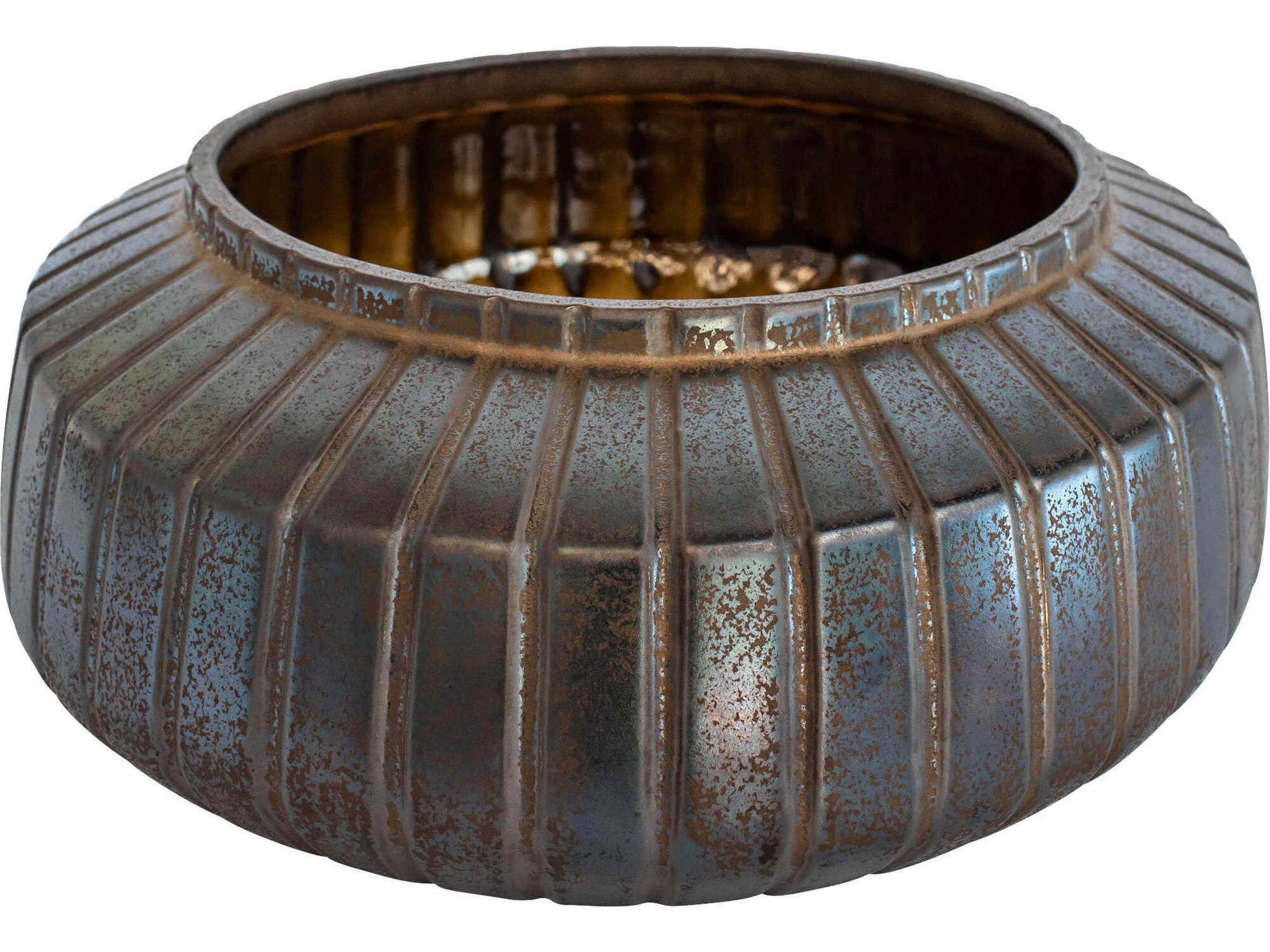 Cyan Design Crystal Bronze Ribbed Sweater Decorative Bowl