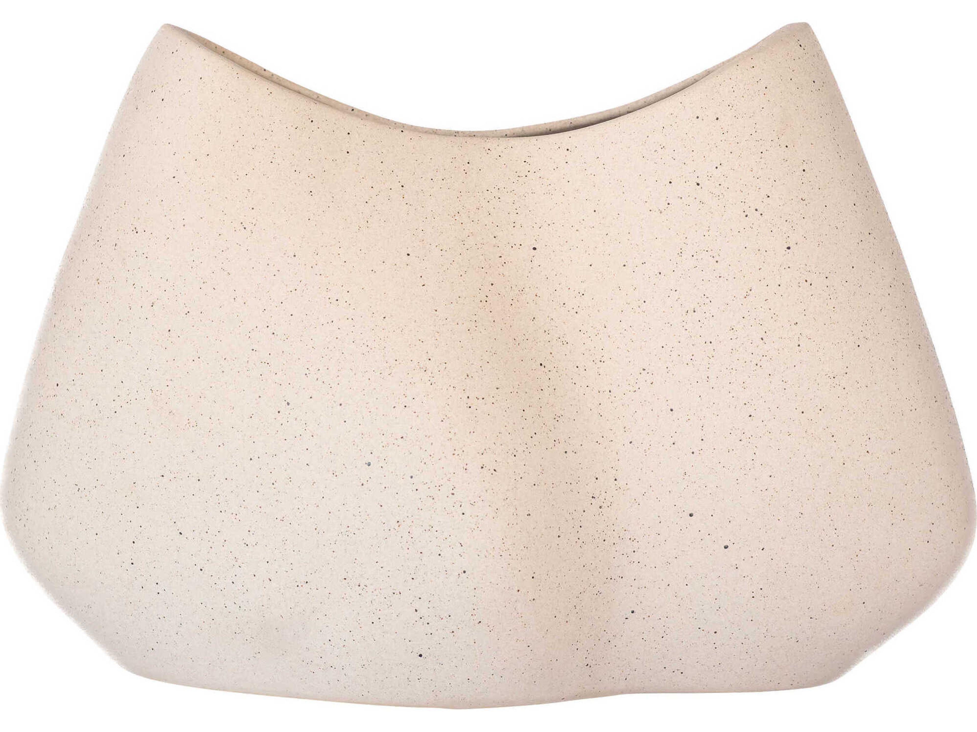 Cyan Design Grainy White Organic Pinched Decorative Bowl